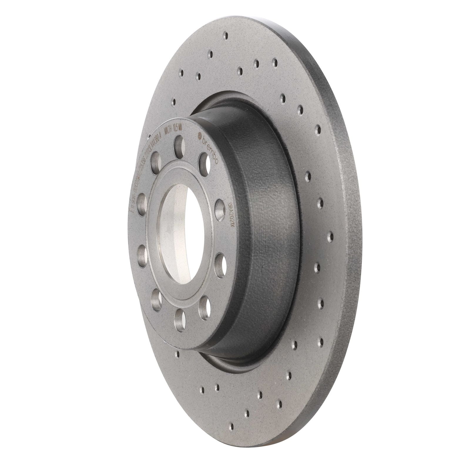 XTRA Drilled Rear Disc Brake Rotor - 08.A202.1X_11