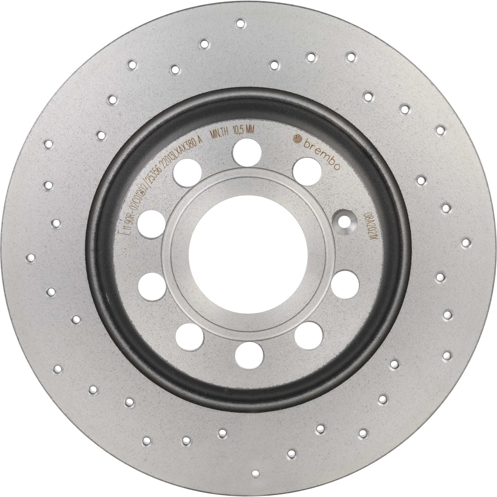 XTRA Drilled Rear Disc Brake Rotor - 08.A202.1X_02