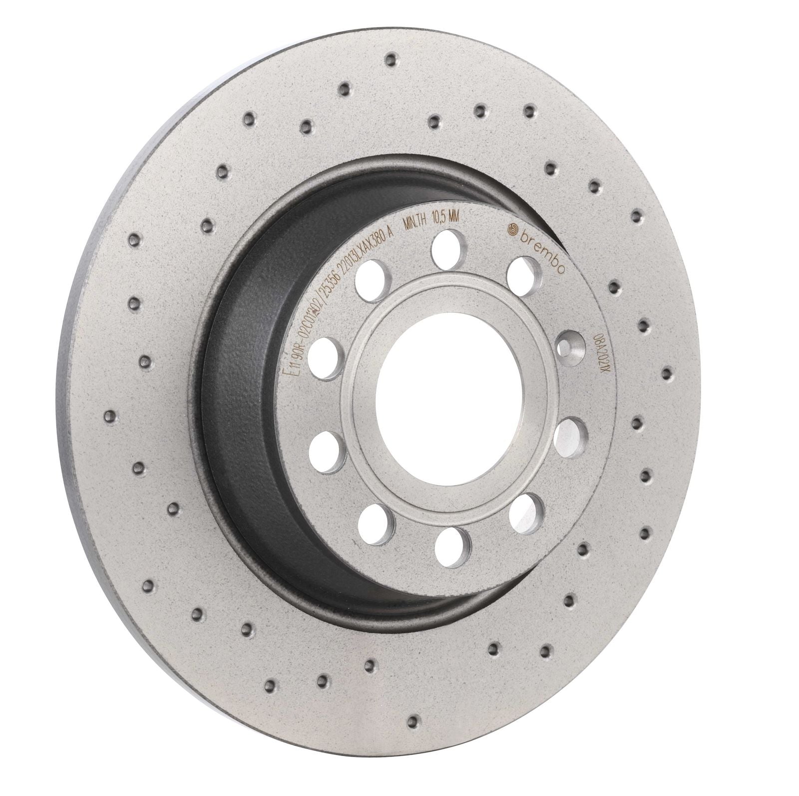 XTRA Drilled Rear Disc Brake Rotor - 08.A202.1X_29