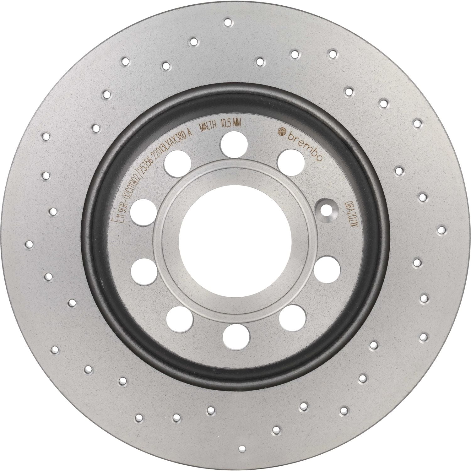 XTRA Drilled Rear Disc Brake Rotor - 08.A202.1X_02