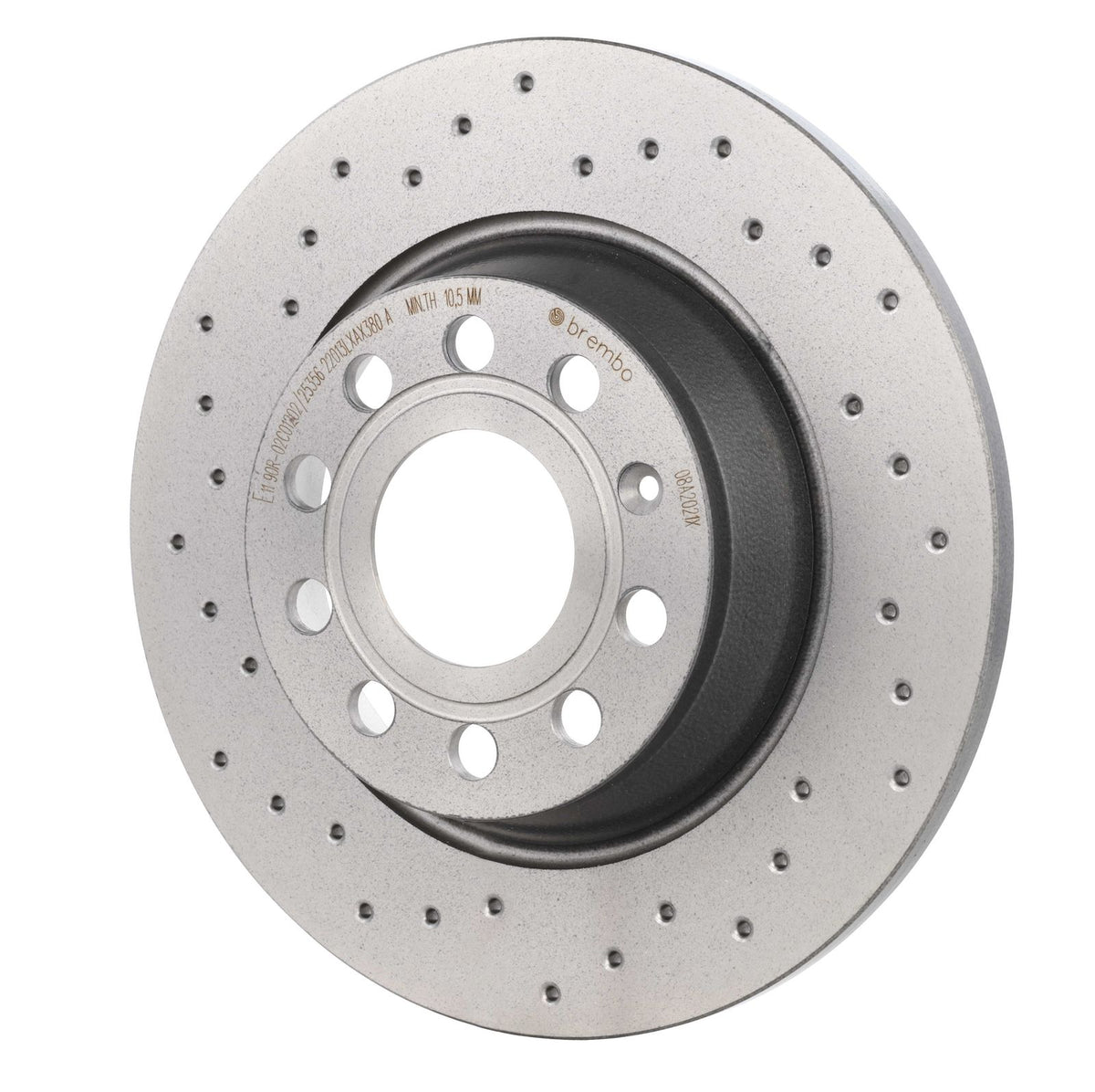 XTRA Drilled Rear Disc Brake Rotor - 08.A202.1X_09