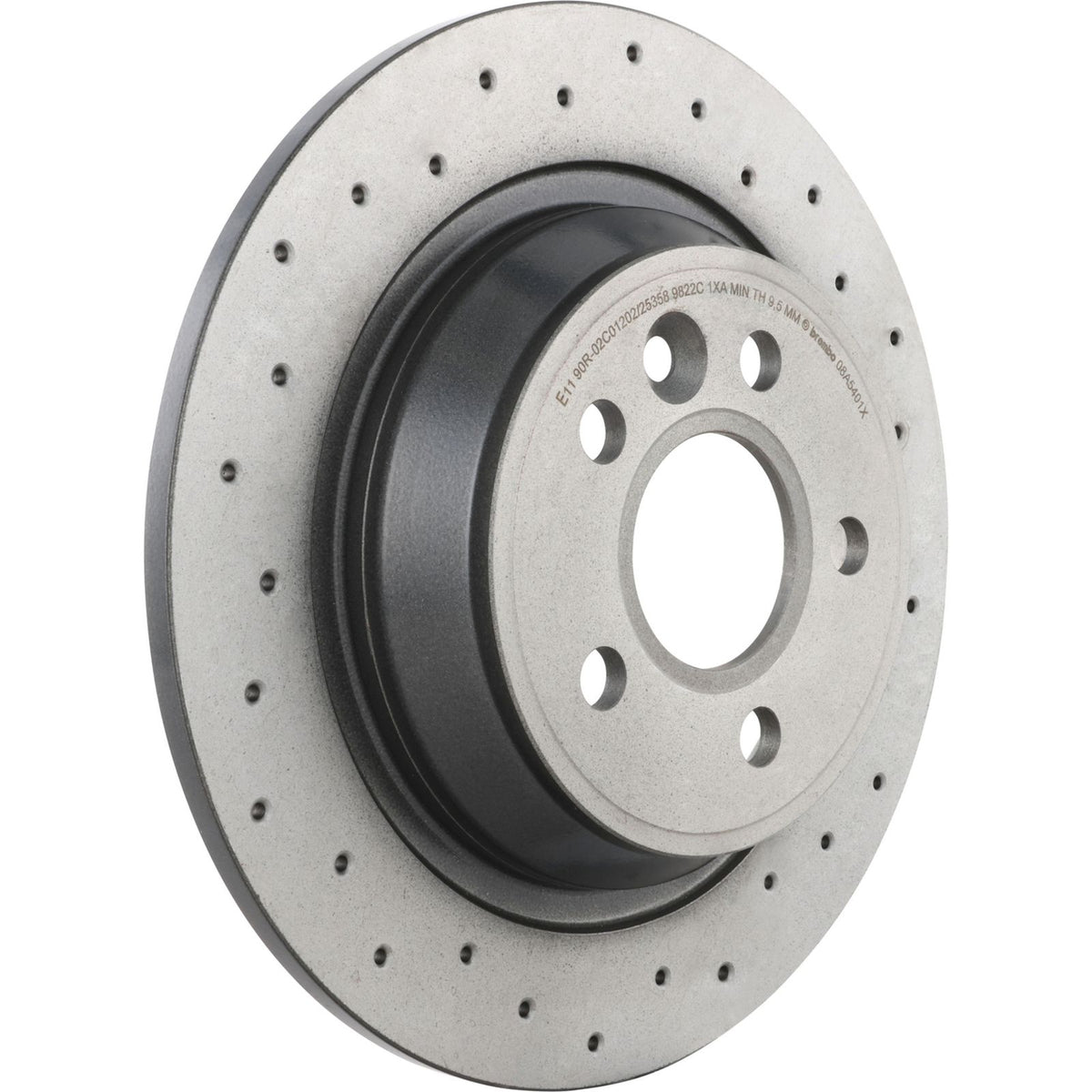 XTRA Drilled Rear Disc Brake Rotor - 08.A540.1X_02