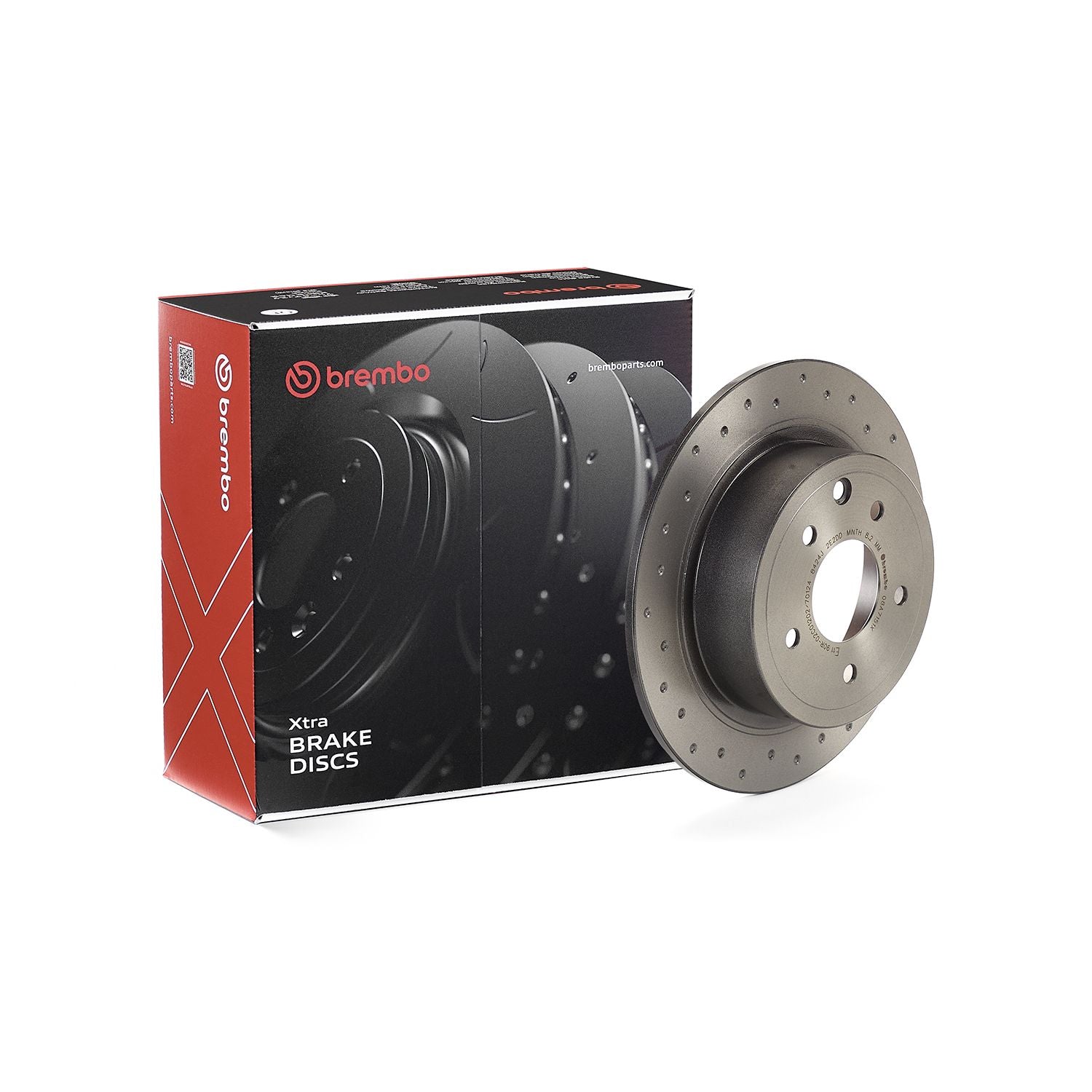 XTRA Drilled Rear Disc Brake Rotor - 08.A715.1X_01