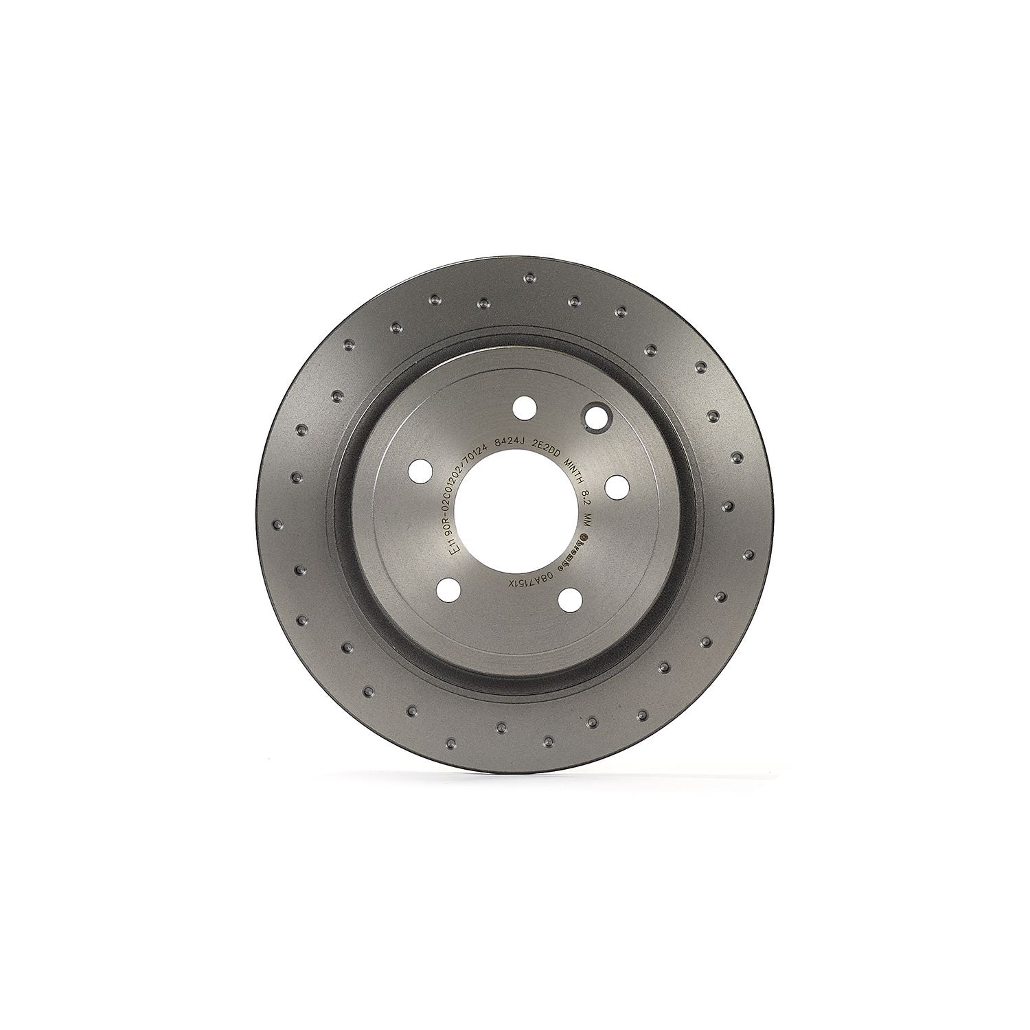 XTRA Drilled Rear Disc Brake Rotor - 08.A715.1X_02