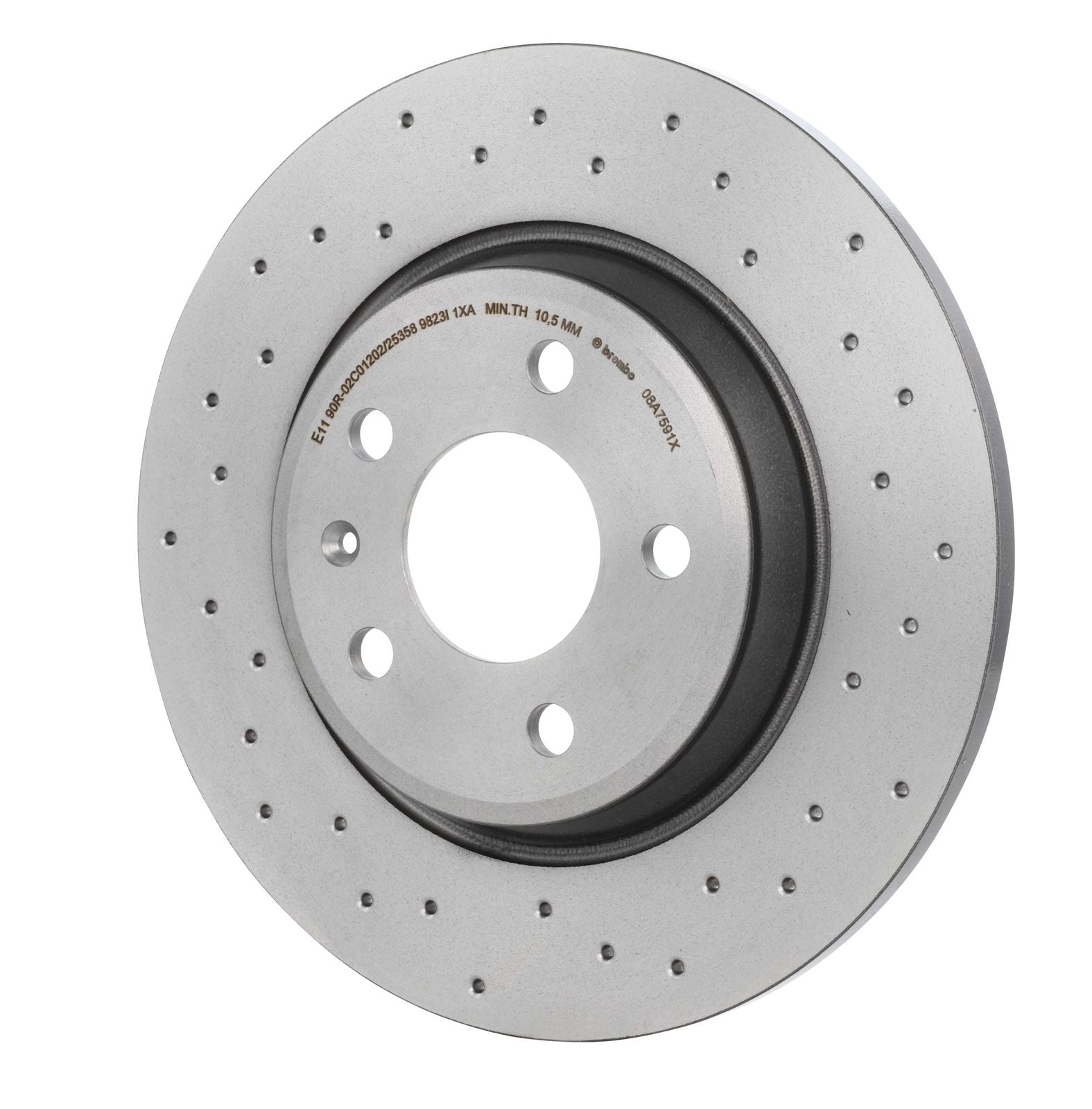 XTRA Drilled Rear Disc Brake Rotor - 08.A759.1X_09