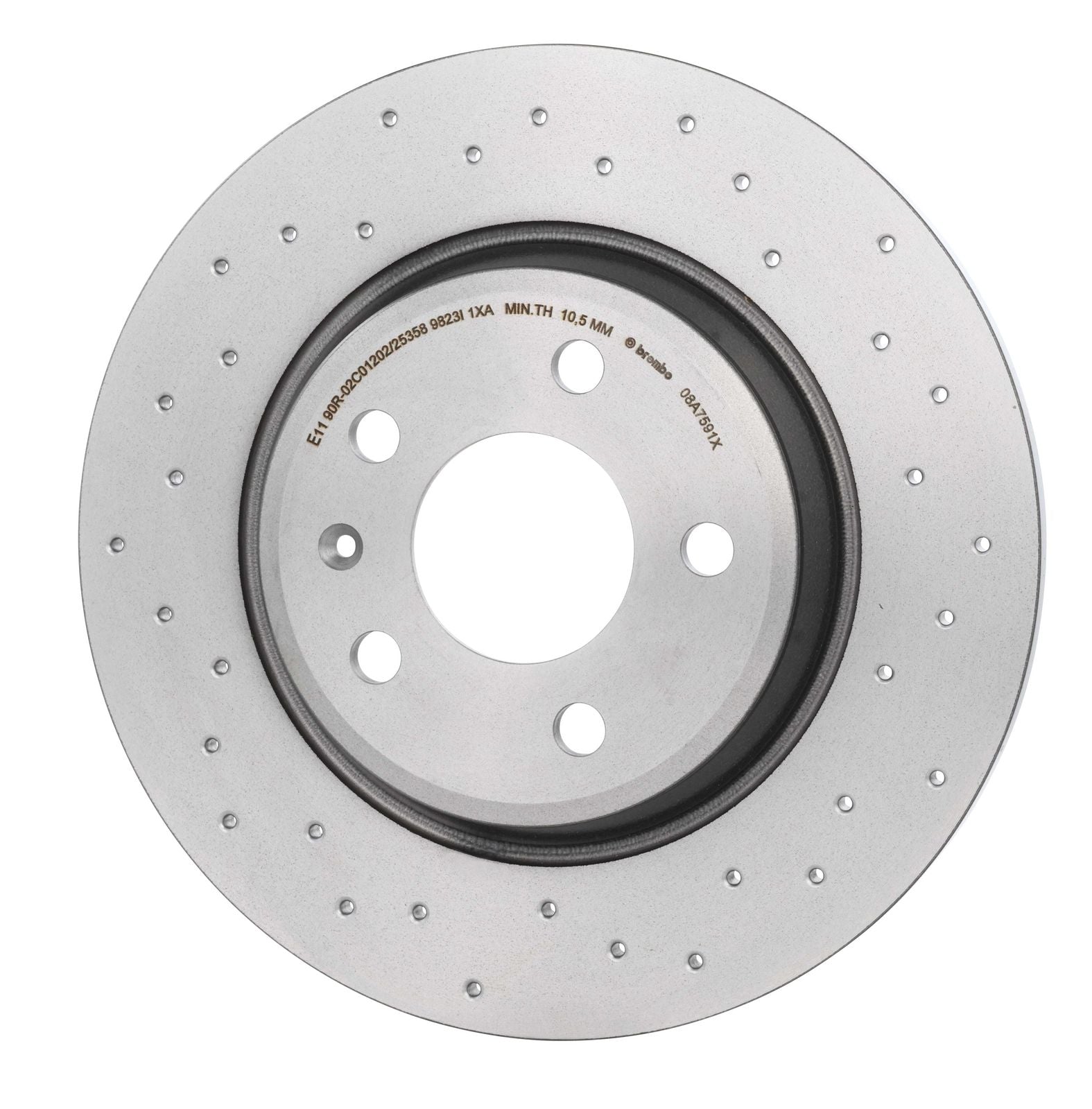 XTRA Drilled Rear Disc Brake Rotor - 08.A759.1X_08