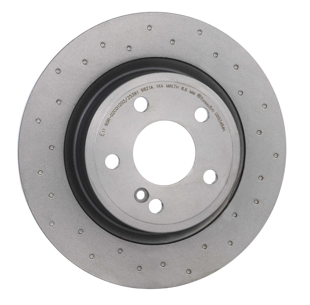 XTRA Drilled Rear Disc Brake Rotor - 08.B348.4X_31