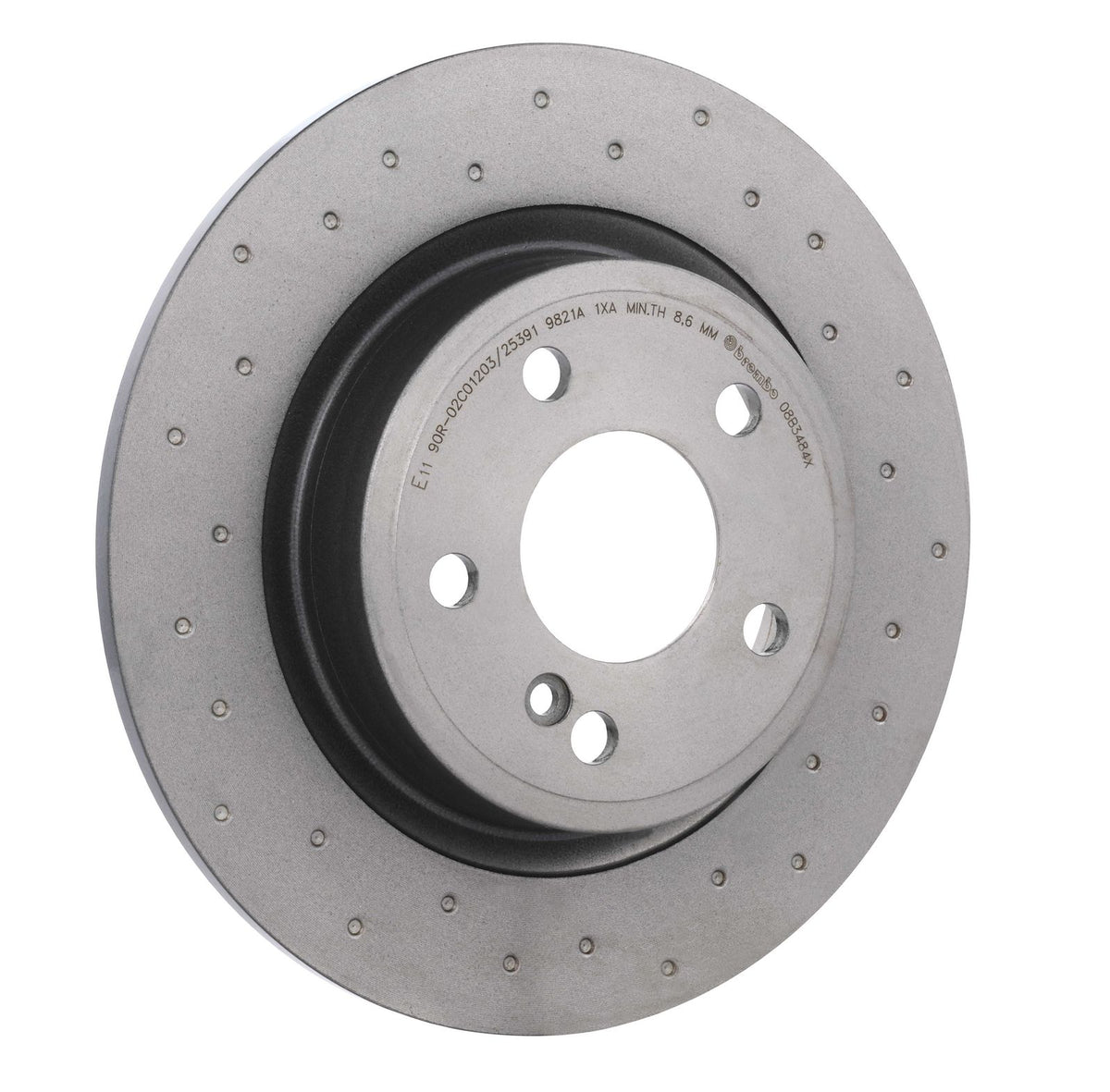 XTRA Drilled Rear Disc Brake Rotor - 08.B348.4X_30