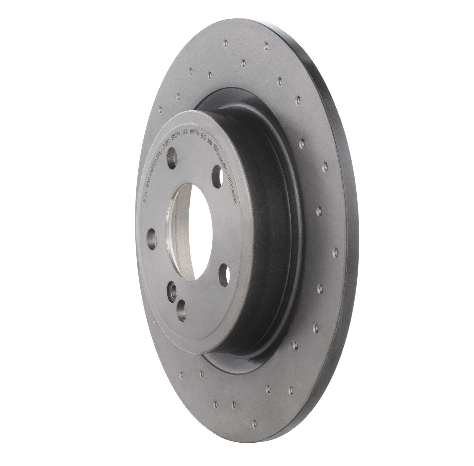 XTRA Drilled Rear Disc Brake Rotor - 08.B348.4X_12