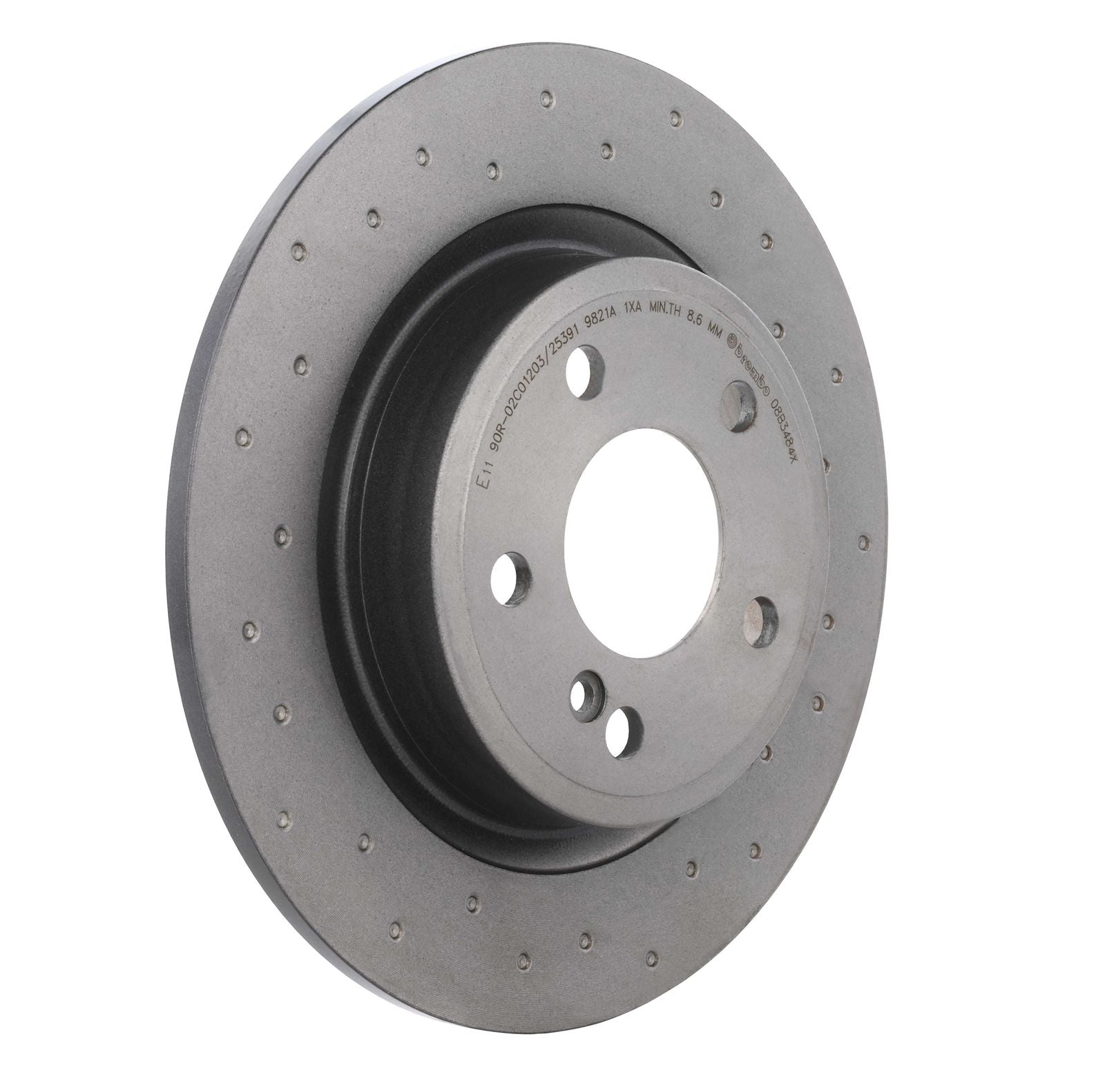 XTRA Drilled Rear Disc Brake Rotor - 08.B348.4X_29