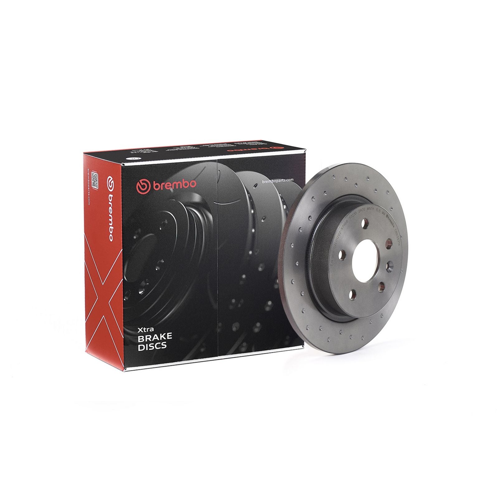 XTRA Drilled Rear Disc Brake Rotor - 08.B357.1X_03