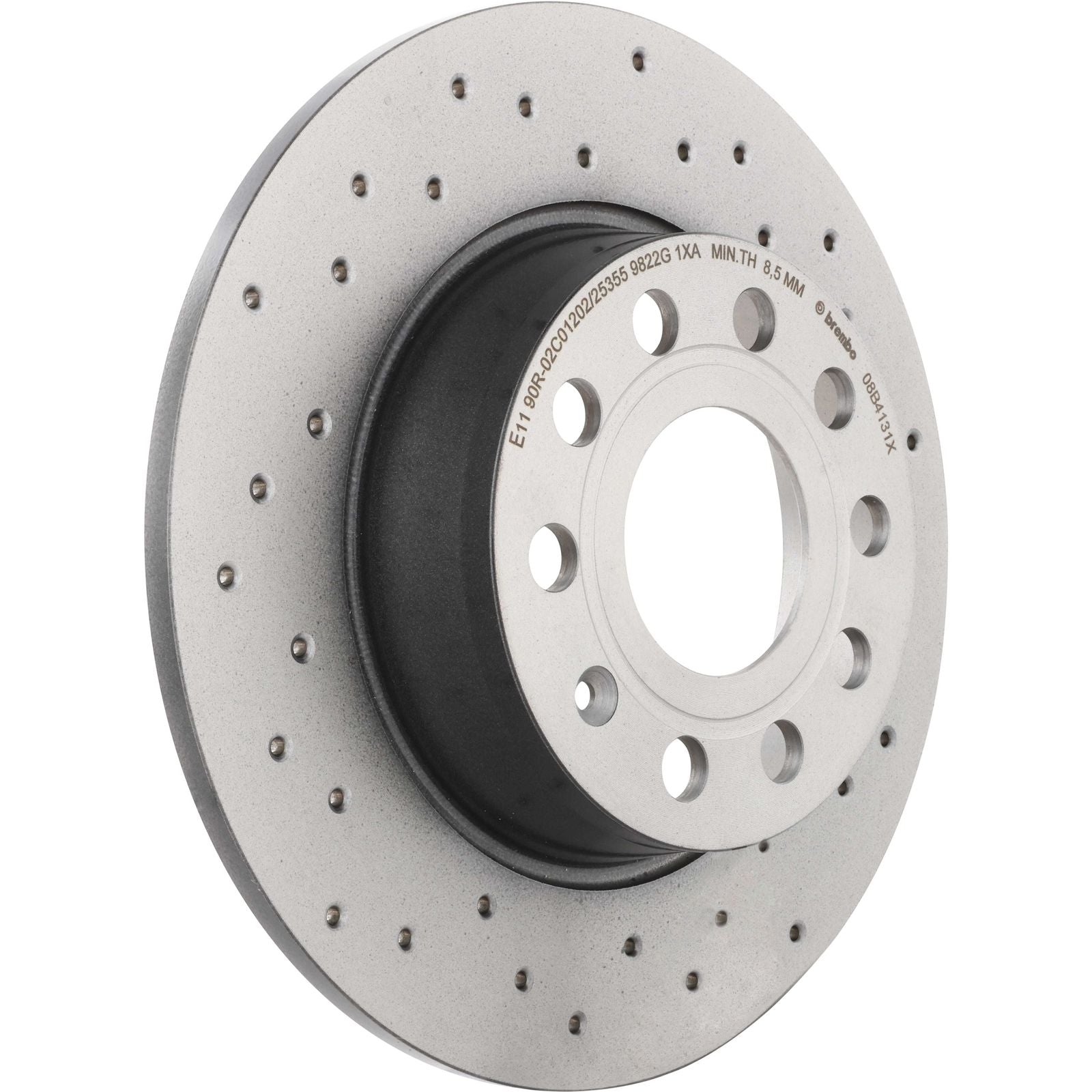 XTRA Drilled Rear Disc Brake Rotor - 08.B413.1X_01