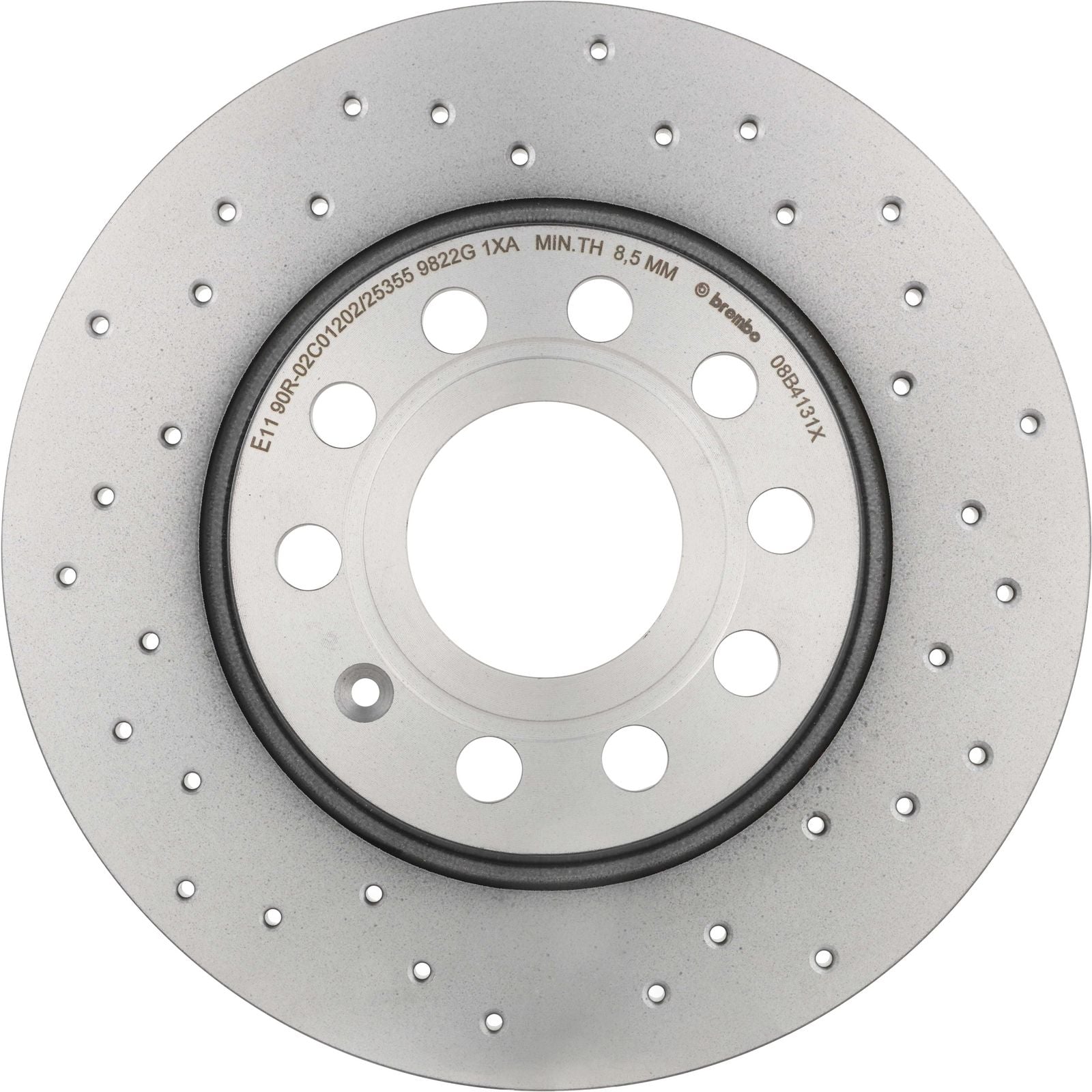 XTRA Drilled Rear Disc Brake Rotor - 08.B413.1X_03