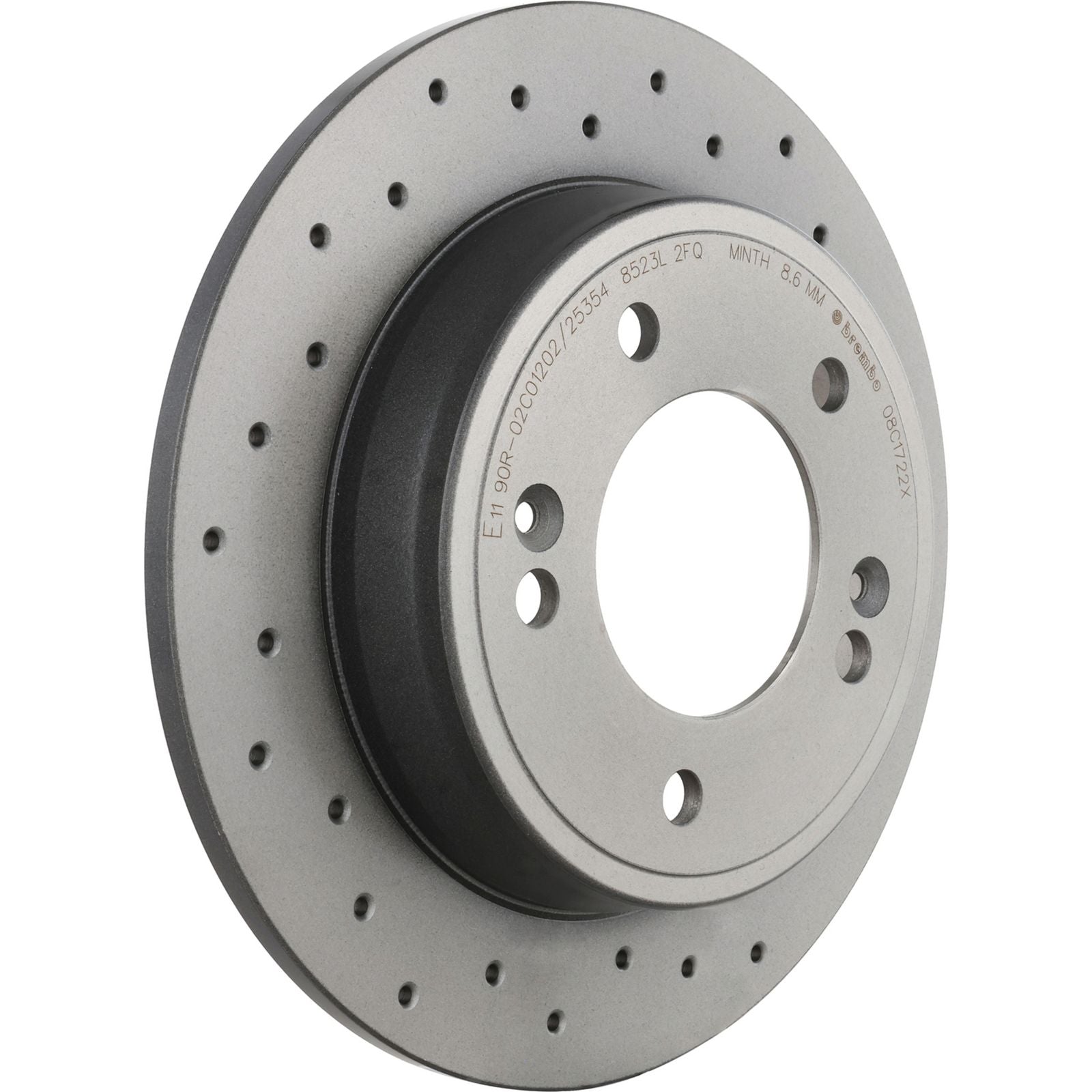 XTRA Drilled Rear Disc Brake Rotor - 08.C172.2X_02
