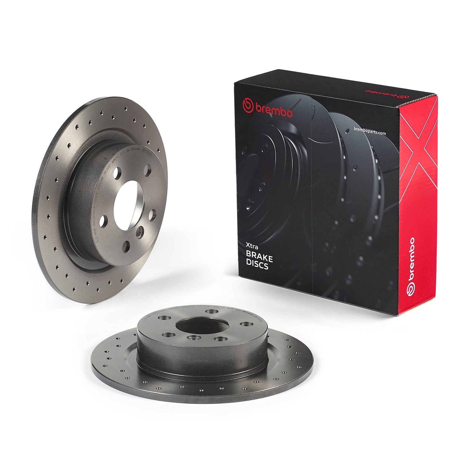 XTRA Drilled Rear Disc Brake Rotor - 08.C352.1X_02