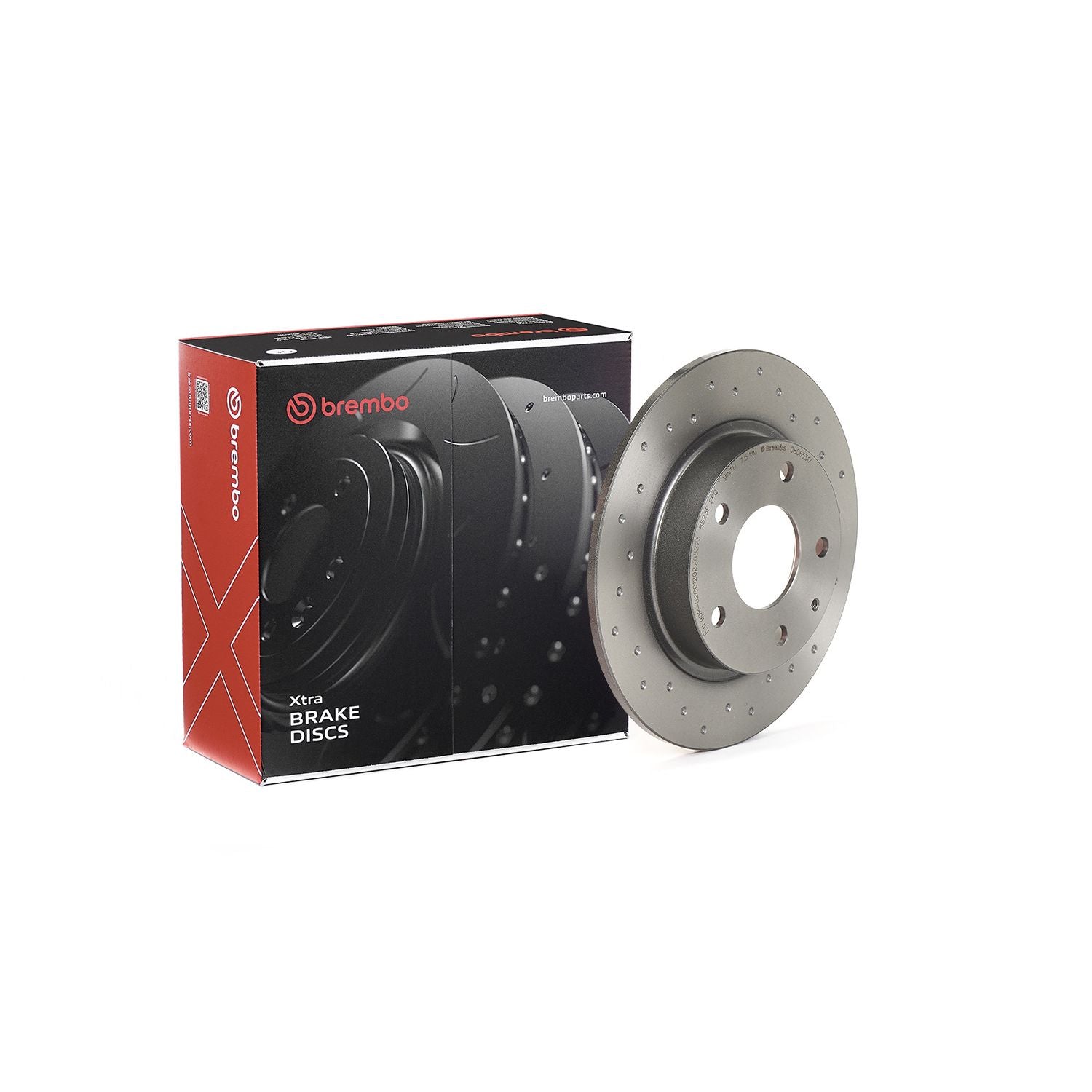 XTRA Drilled Rear Disc Brake Rotor - 08.C653.1X_02