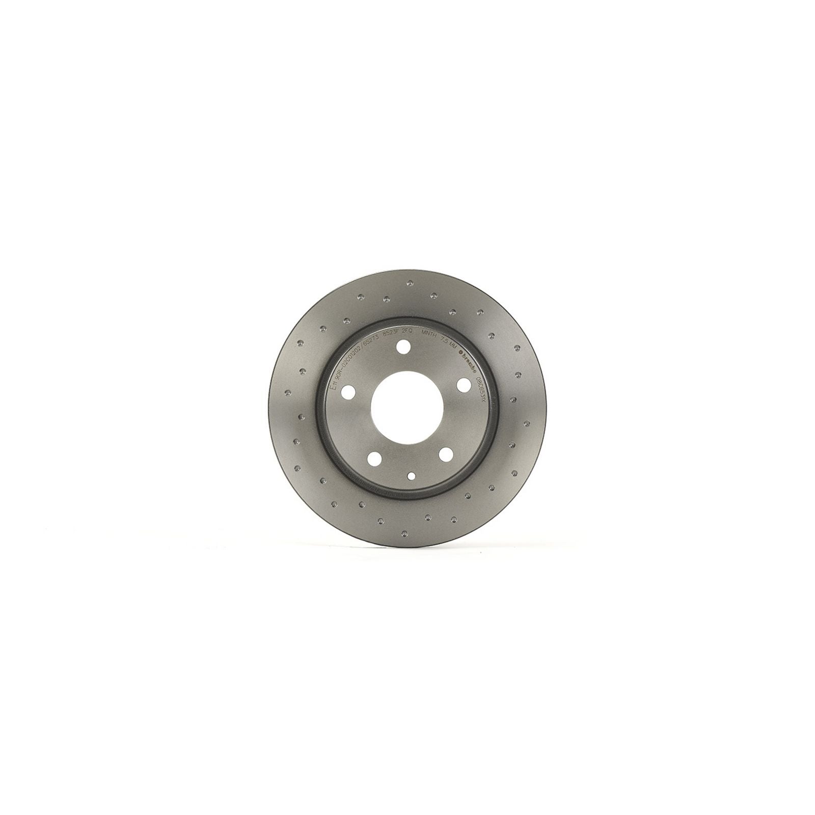 XTRA Drilled Rear Disc Brake Rotor - 08.C653.1X_01