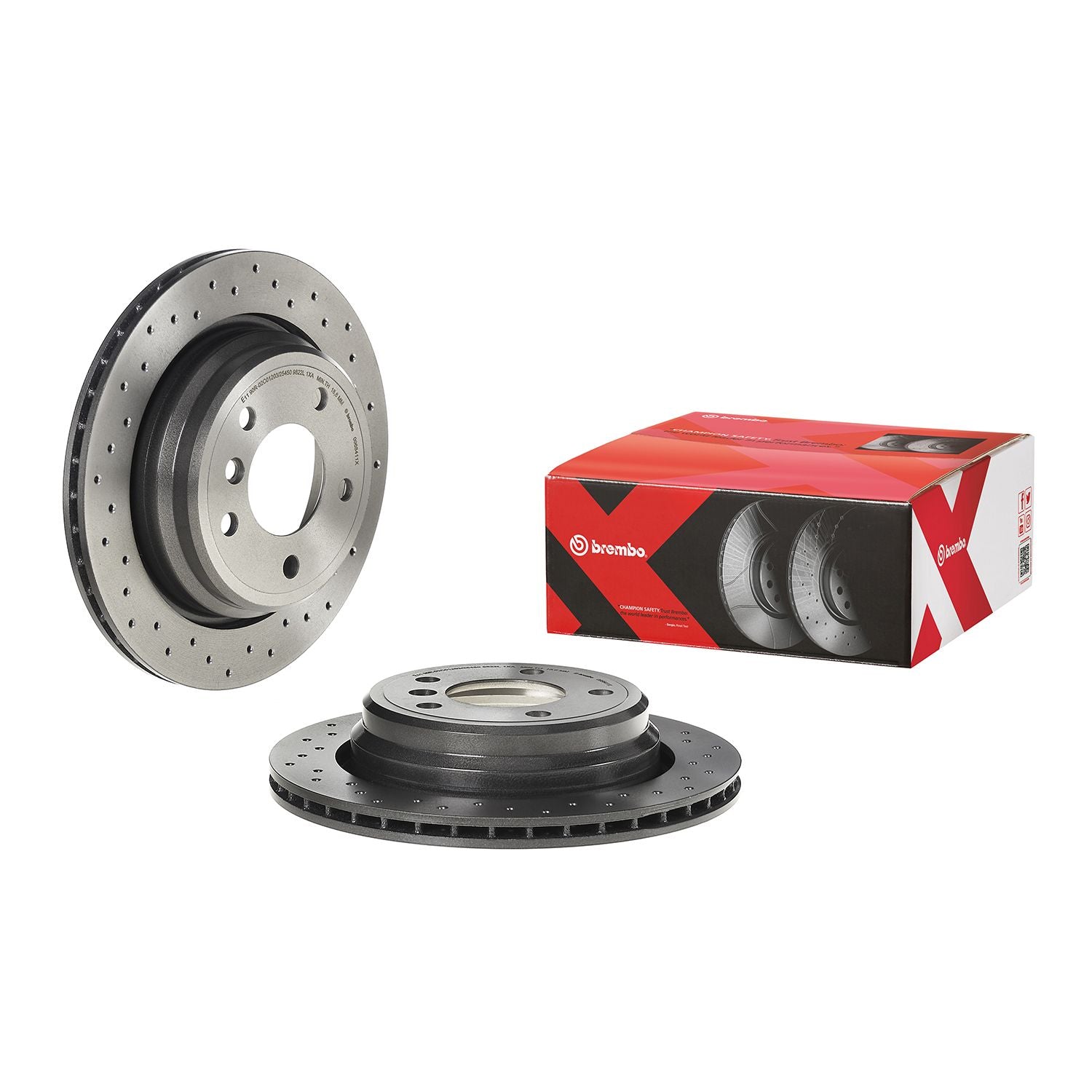 XTRA Drilled Rear Disc Brake Rotor - 09.6841.1X_01