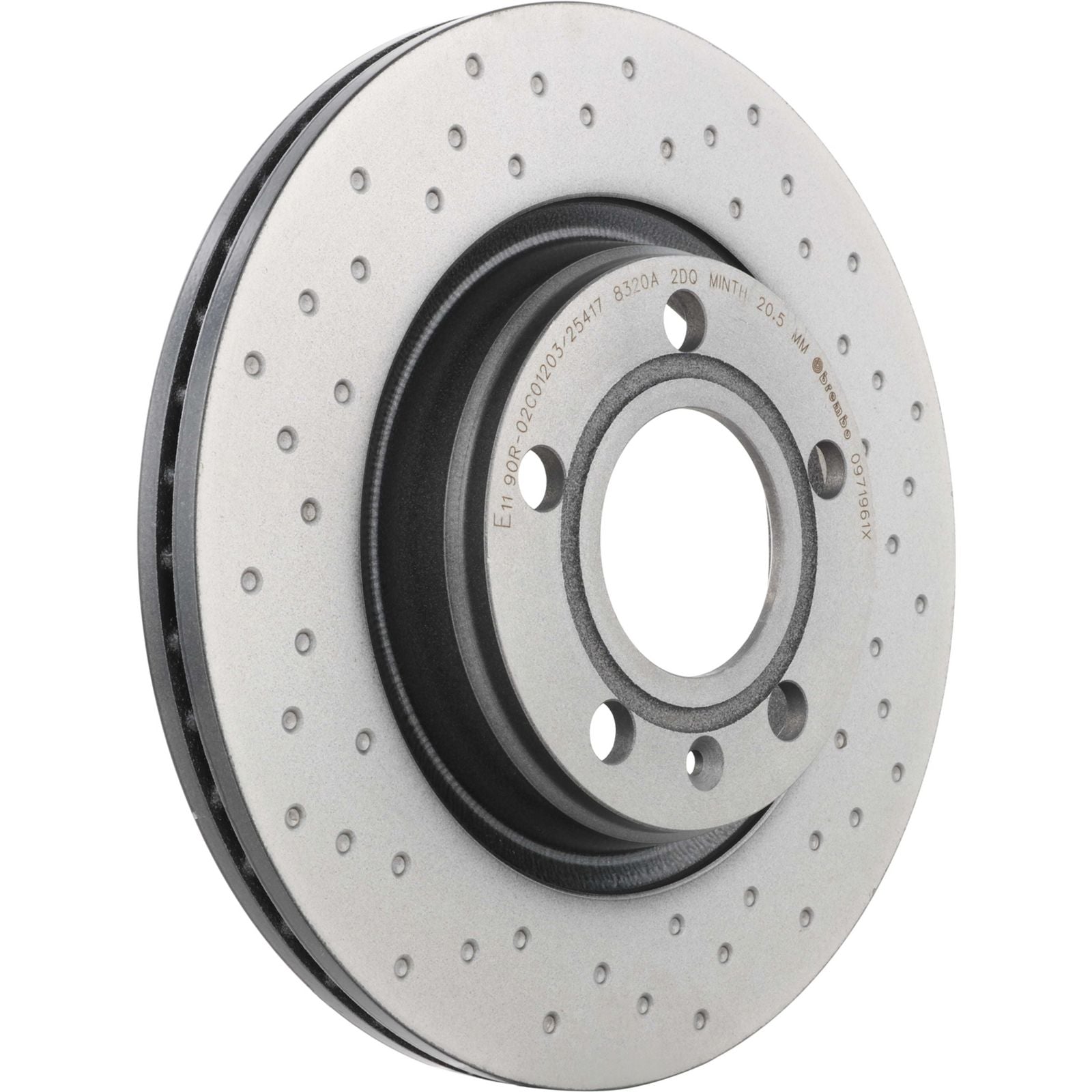 XTRA Drilled Rear Disc Brake Rotor - 09.7196.1X_01