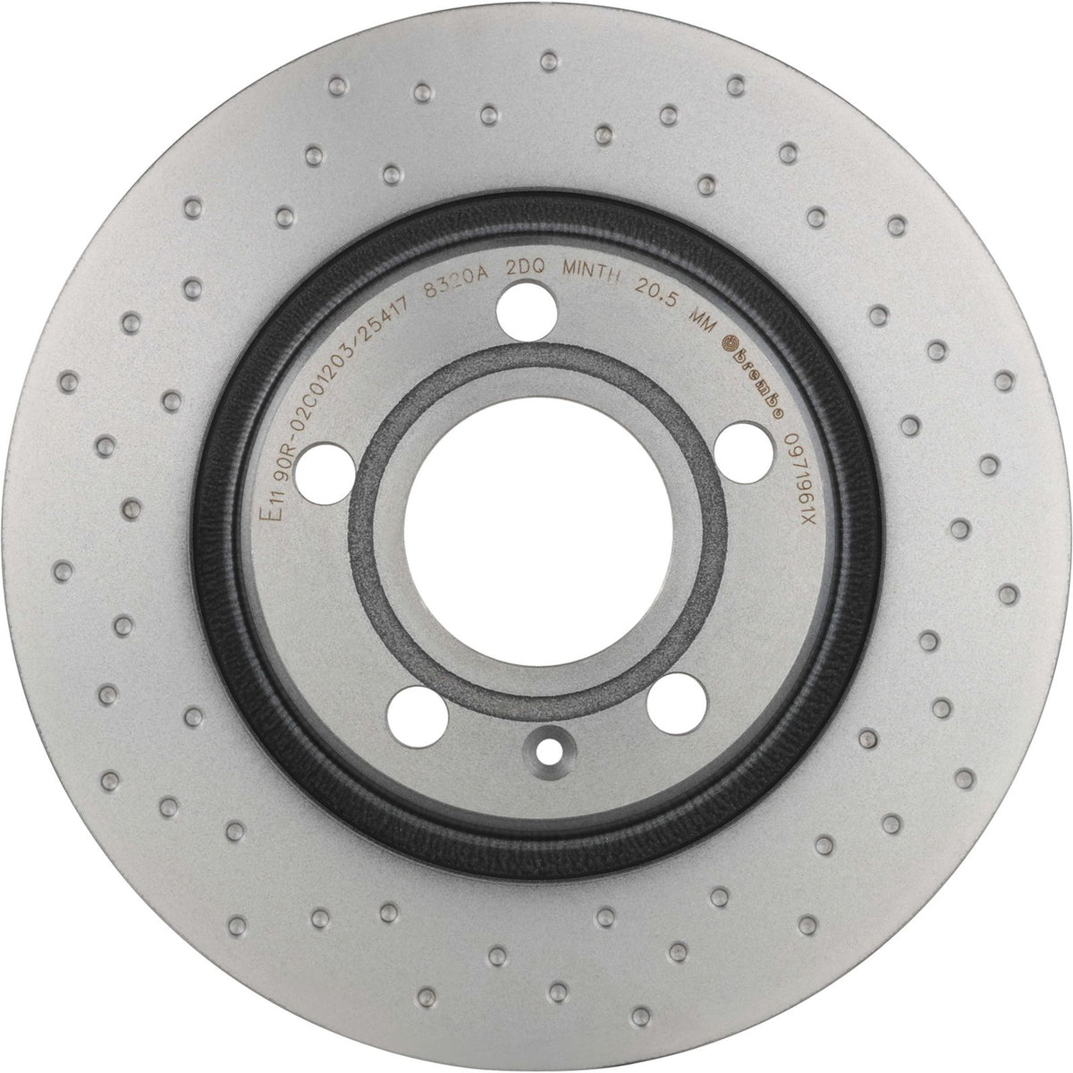 XTRA Drilled Rear Disc Brake Rotor - 09.7196.1X_03