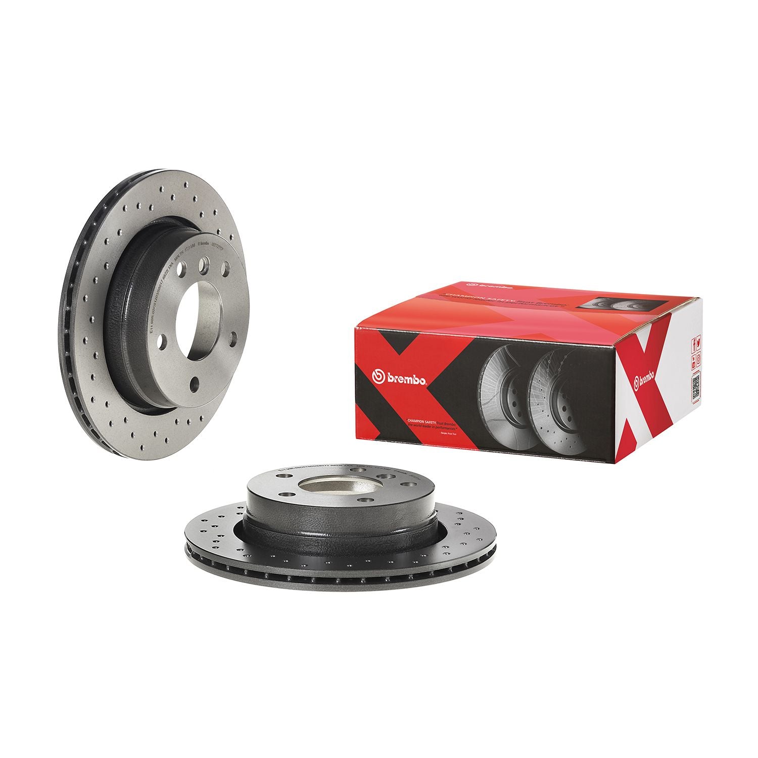 XTRA Drilled Rear Disc Brake Rotor - 09.7727.1X_01