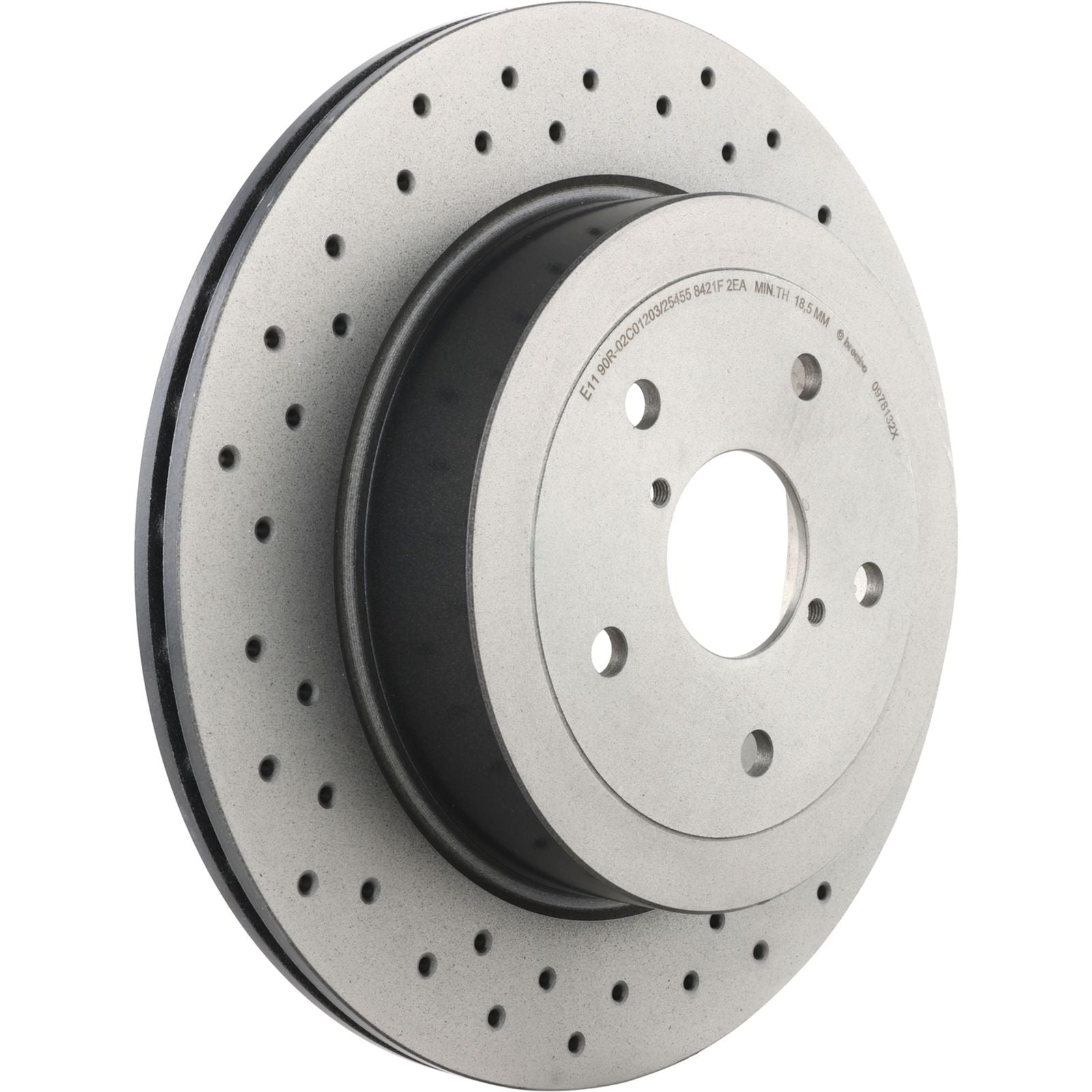 XTRA Drilled Rear Disc Brake Rotor - 09.7813.2X_03