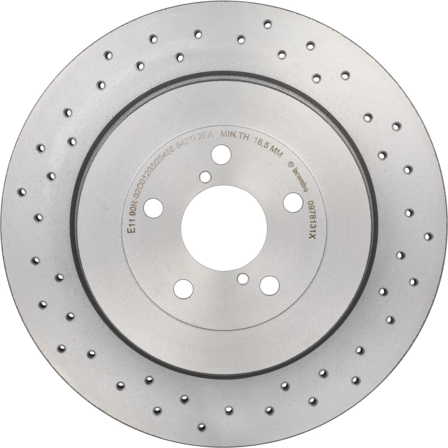 XTRA Drilled Rear Disc Brake Rotor - 09.7813.1X_05