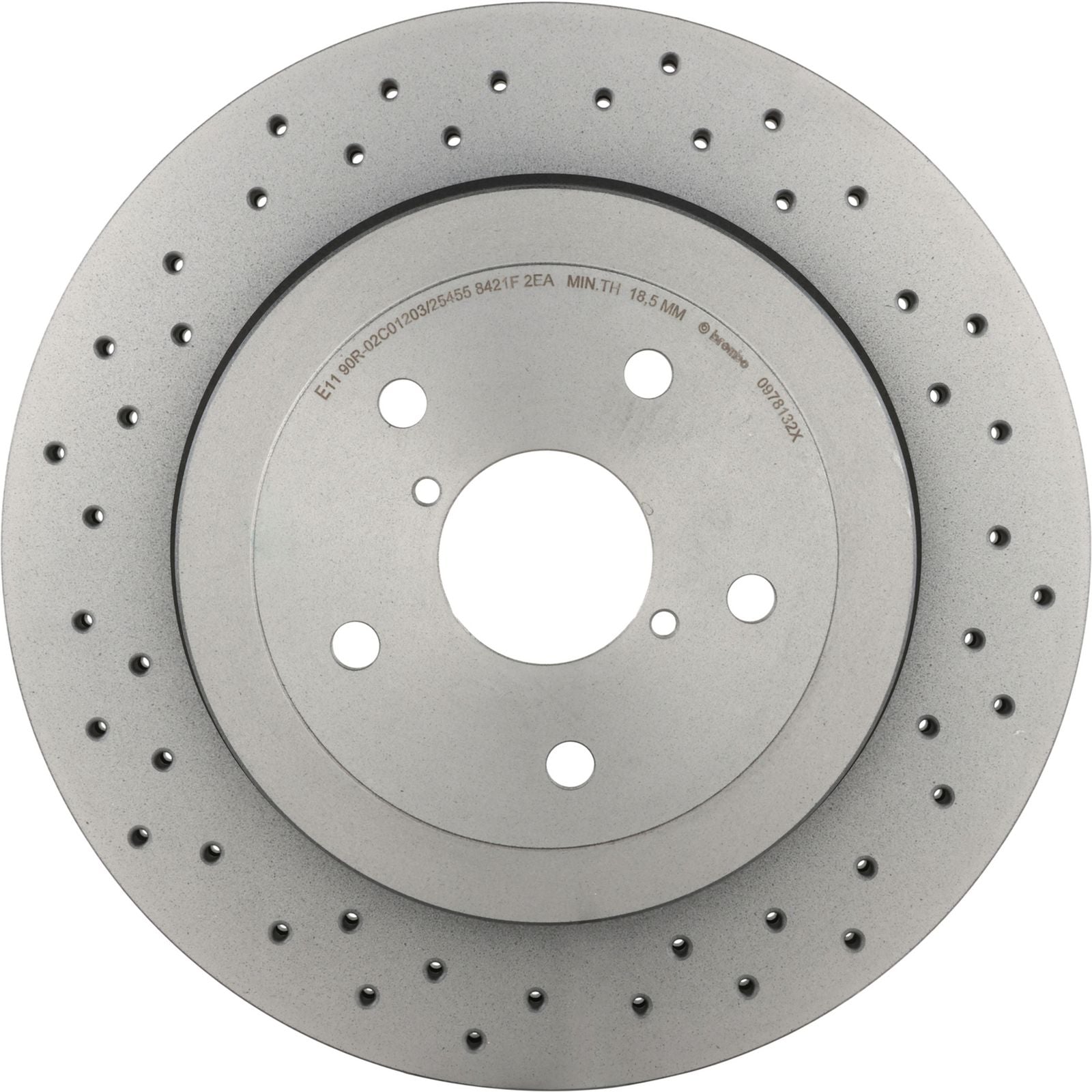 XTRA Drilled Rear Disc Brake Rotor - 09.7813.2X_02