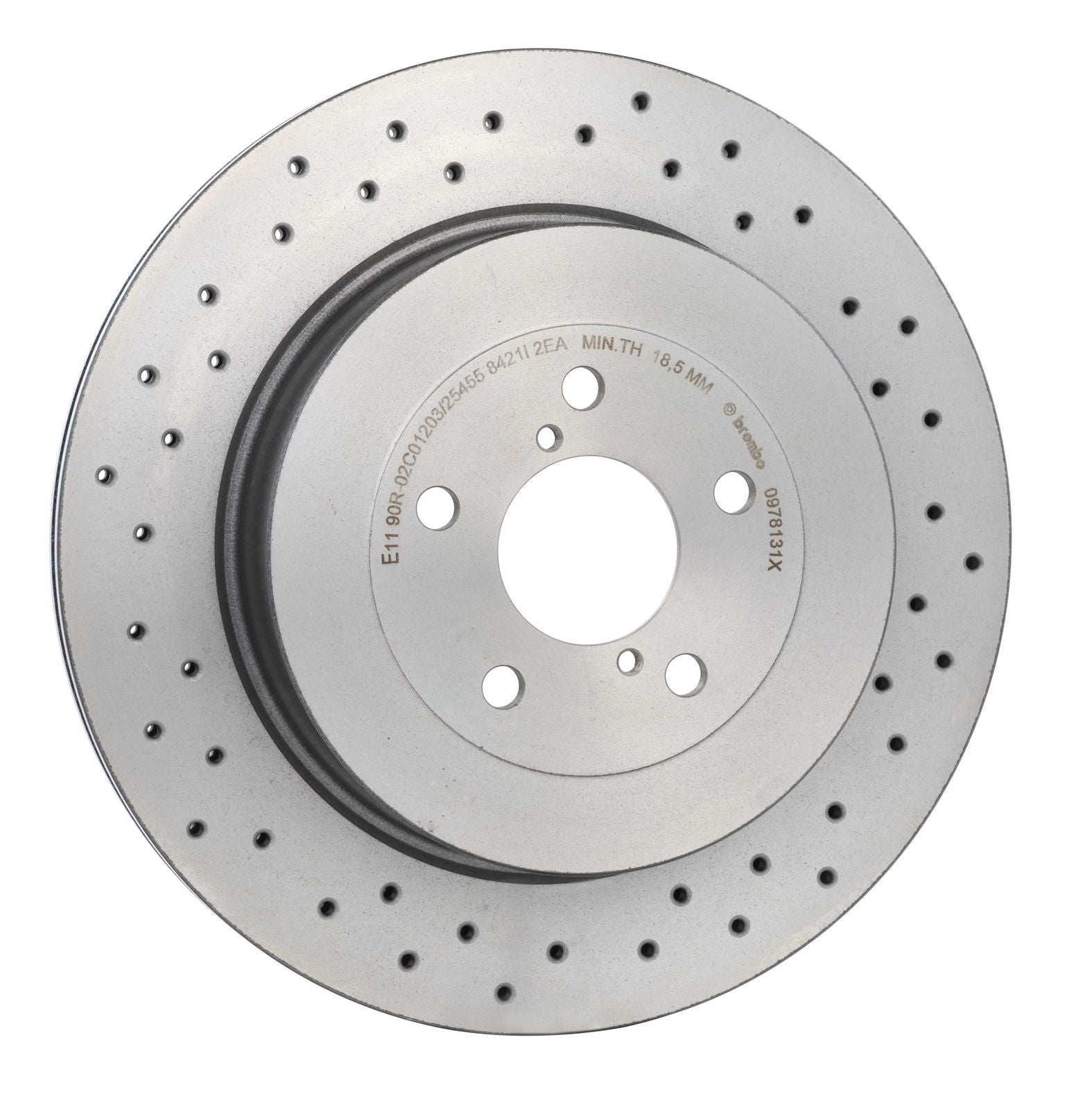 XTRA Drilled Rear Disc Brake Rotor - 09.7813.1X_30