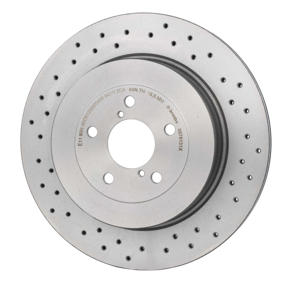 XTRA Drilled Rear Disc Brake Rotor - 09.7813.1X_08