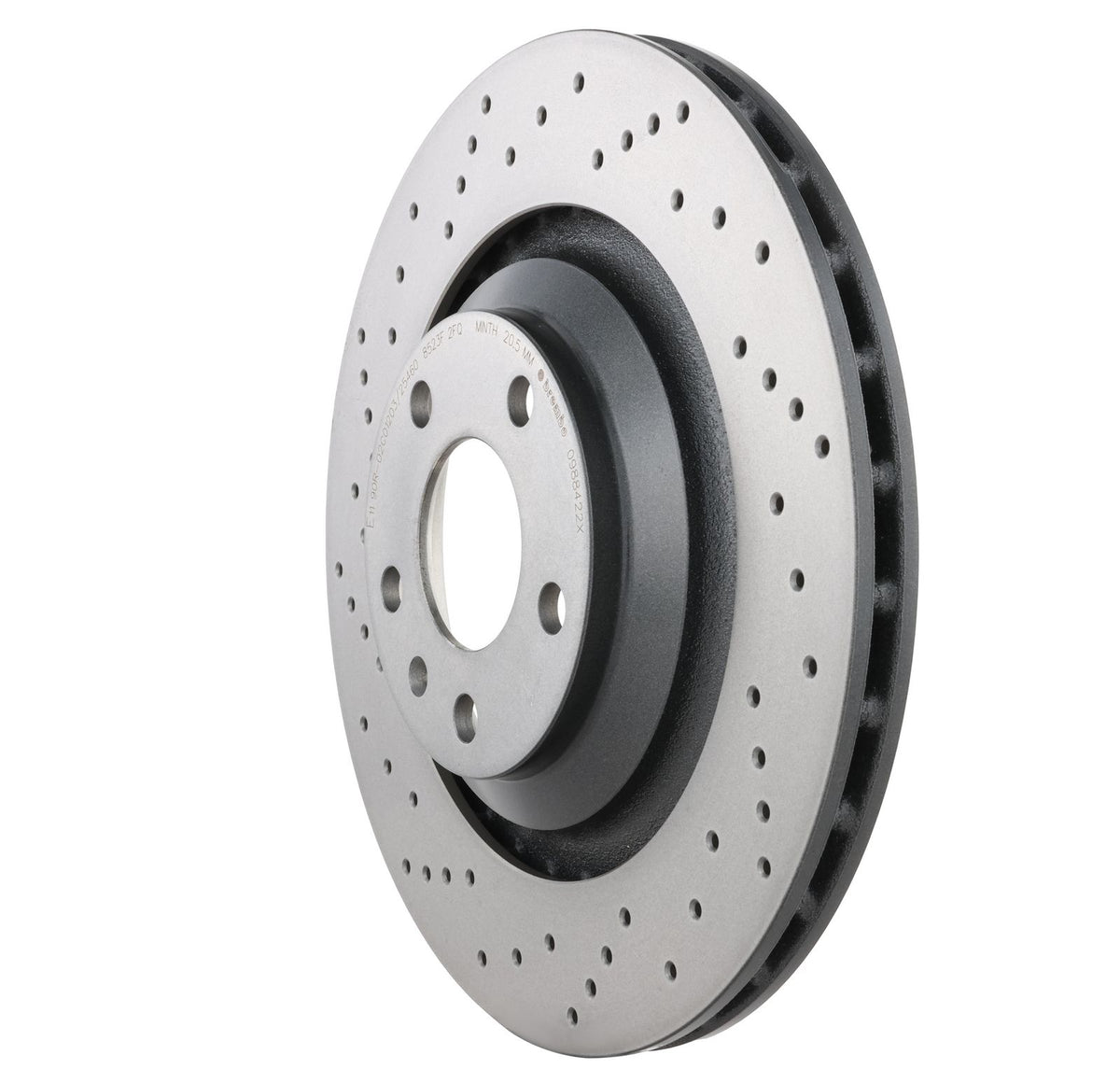 XTRA Drilled Rear Disc Brake Rotor - 09.8842.2X_11