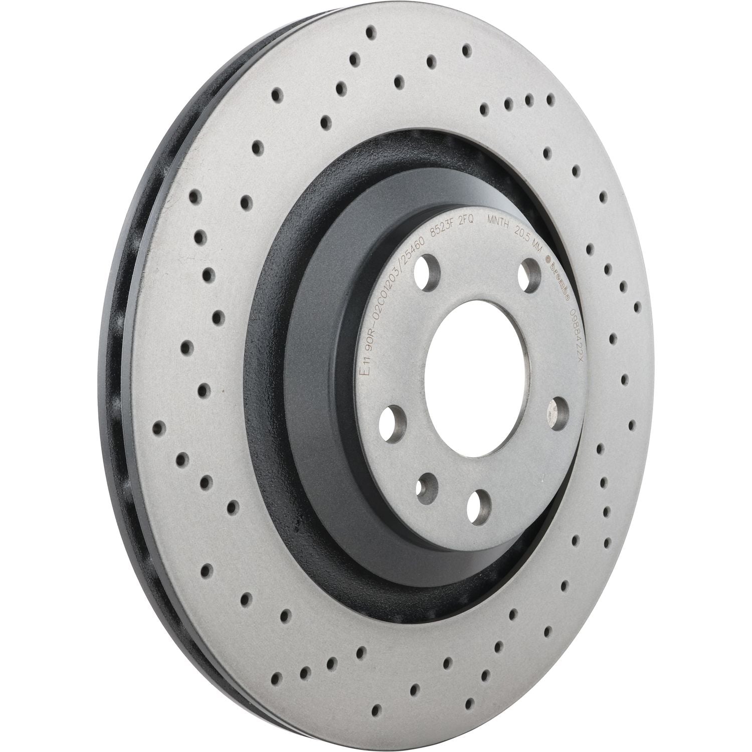 XTRA Drilled Rear Disc Brake Rotor - 09.8842.2X_01