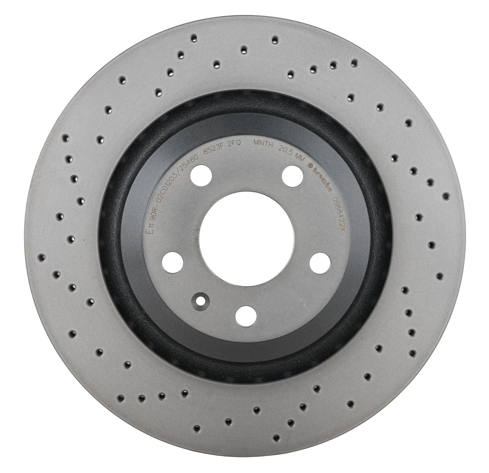 XTRA Drilled Rear Disc Brake Rotor - 09.8842.2X_07