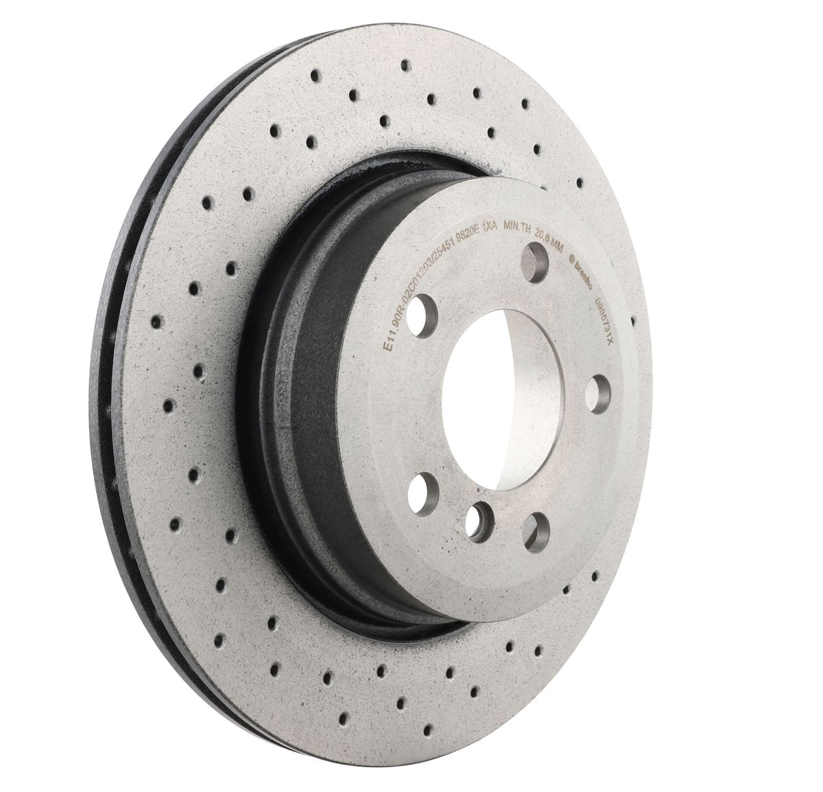 XTRA Drilled Rear Disc Brake Rotor - 09.9573.1X_27