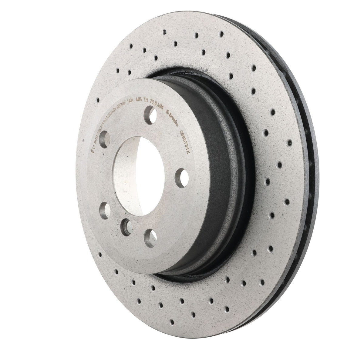 XTRA Drilled Rear Disc Brake Rotor - 09.9573.1X_09