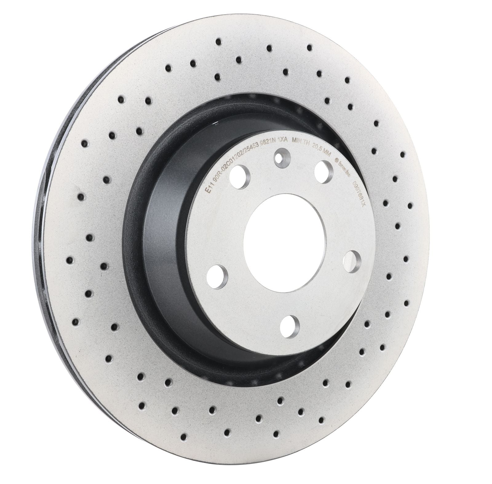 XTRA Drilled Rear Disc Brake Rotor - 09.9768.1X_28