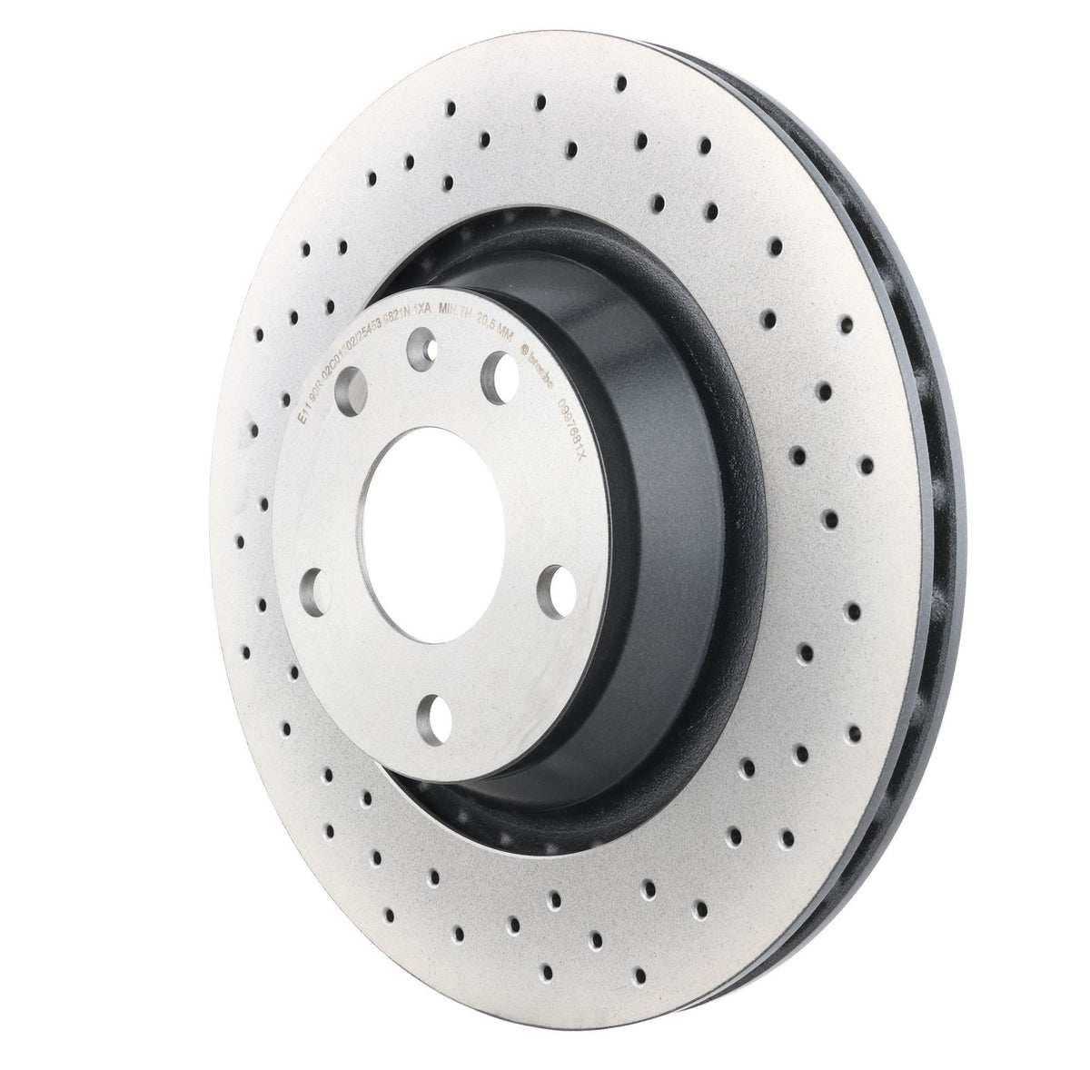 XTRA Drilled Rear Disc Brake Rotor - 09.9768.1X_09