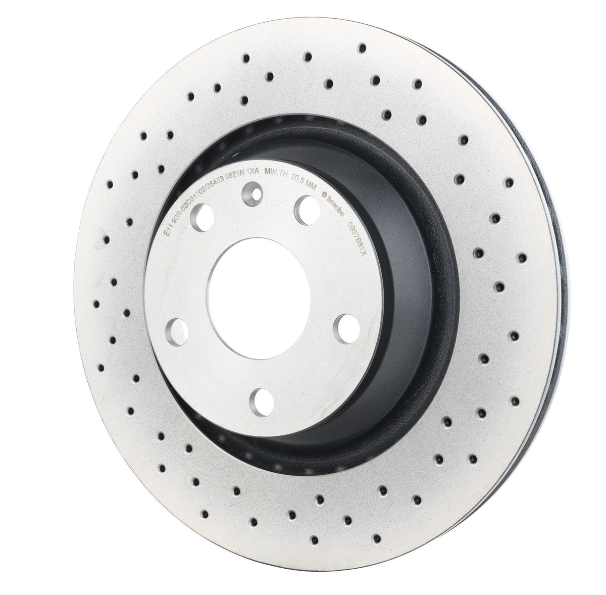 XTRA Drilled Rear Disc Brake Rotor - 09.9768.1X_08