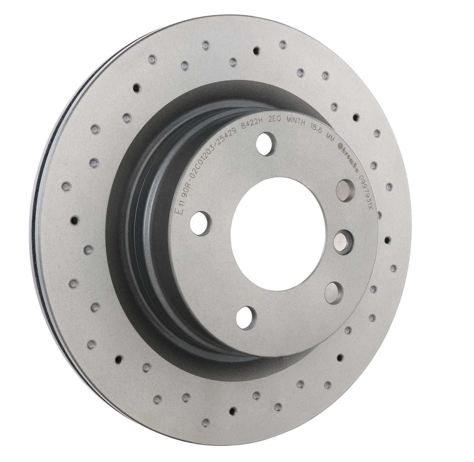 XTRA Drilled Rear Disc Brake Rotor - 09.9793.1X_28