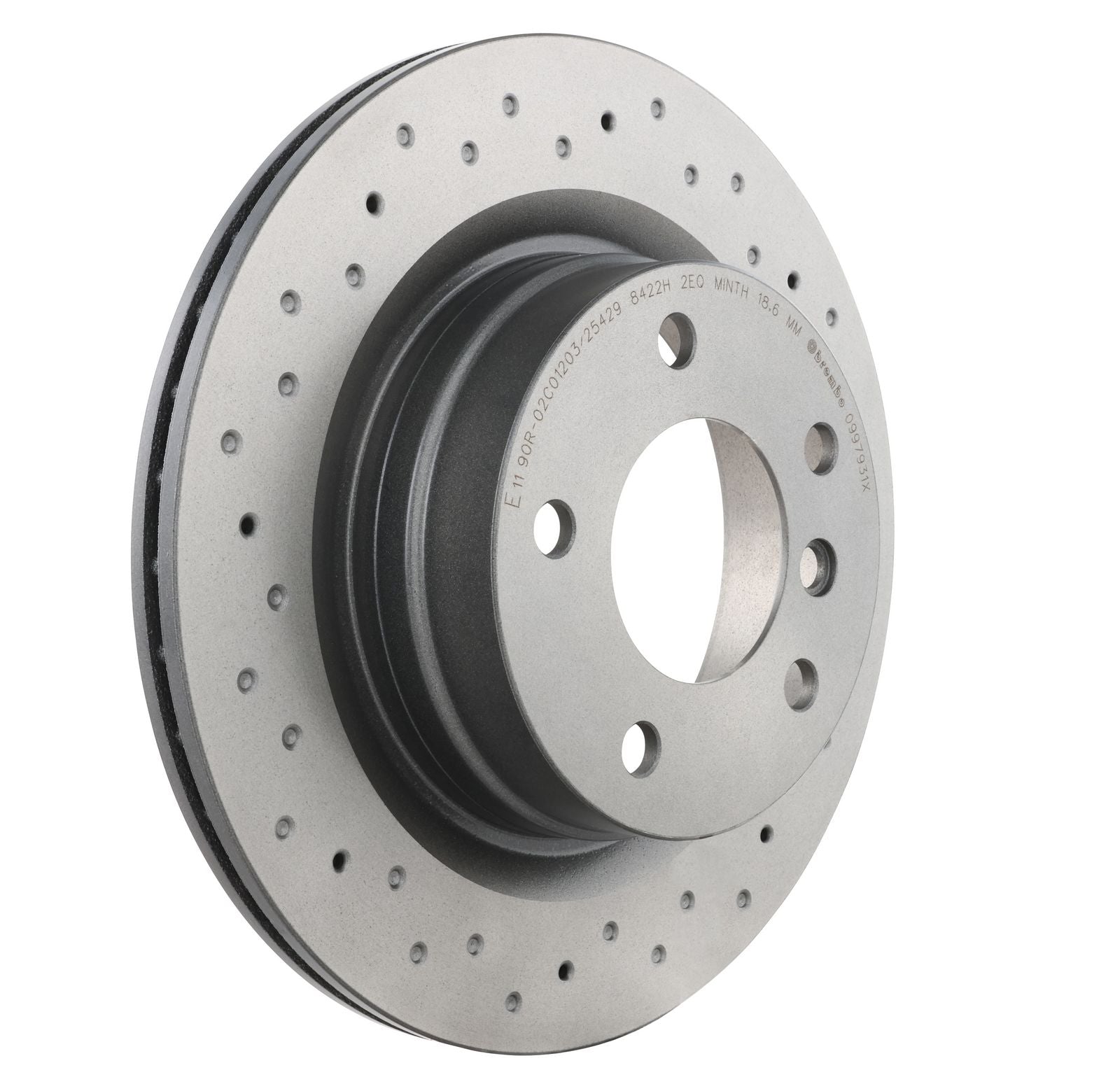 XTRA Drilled Rear Disc Brake Rotor - 09.9793.1X_27