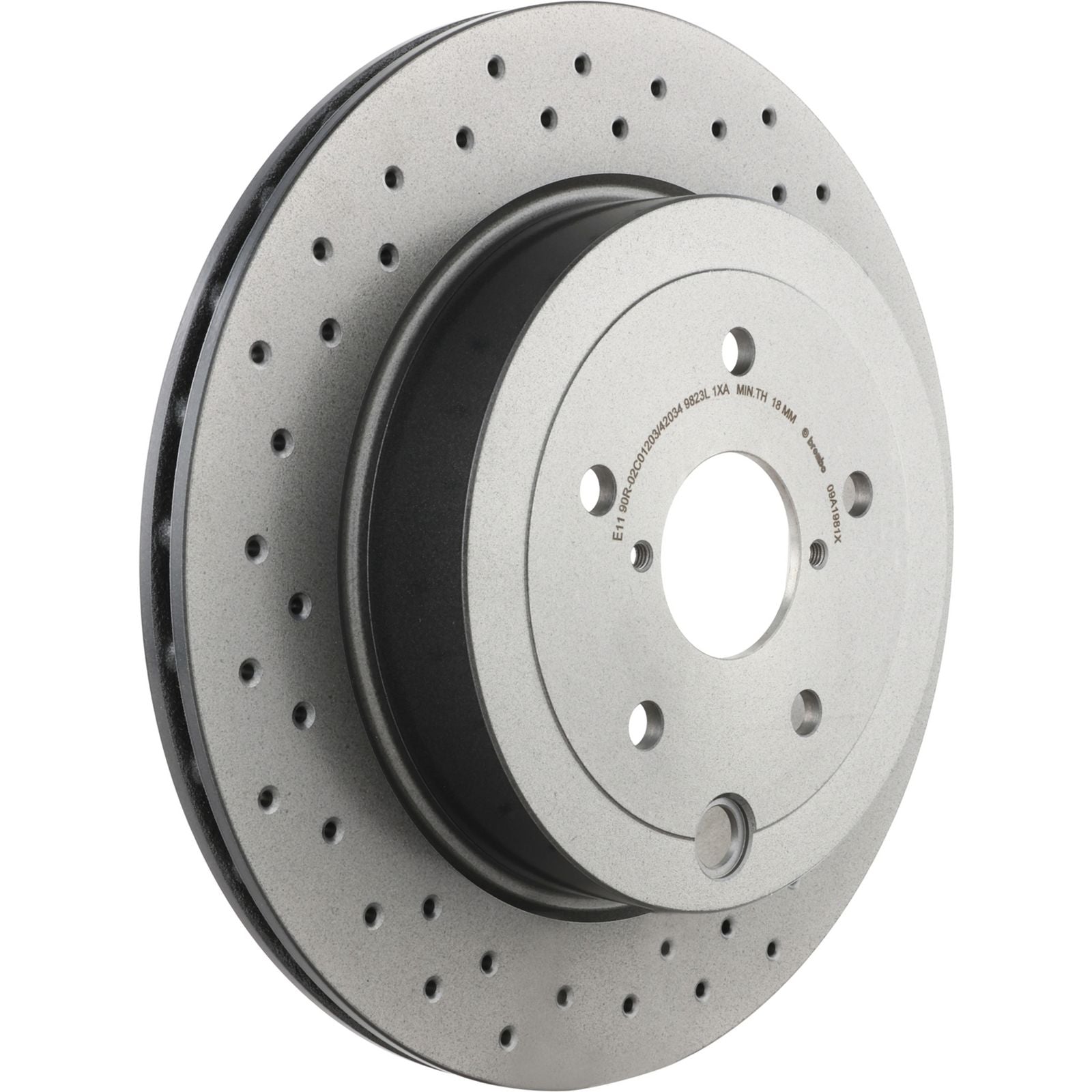 XTRA Drilled Rear Disc Brake Rotor - 09.A198.1X_03