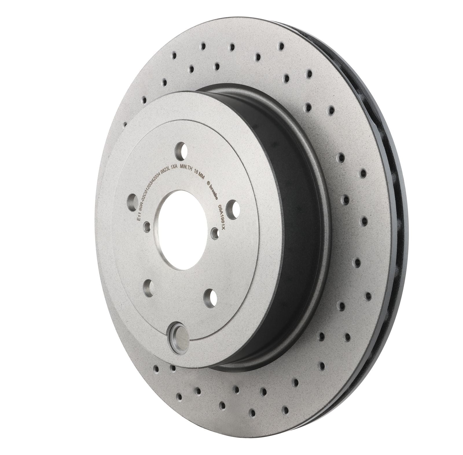 XTRA Drilled Rear Disc Brake Rotor - 09.A198.1X_10