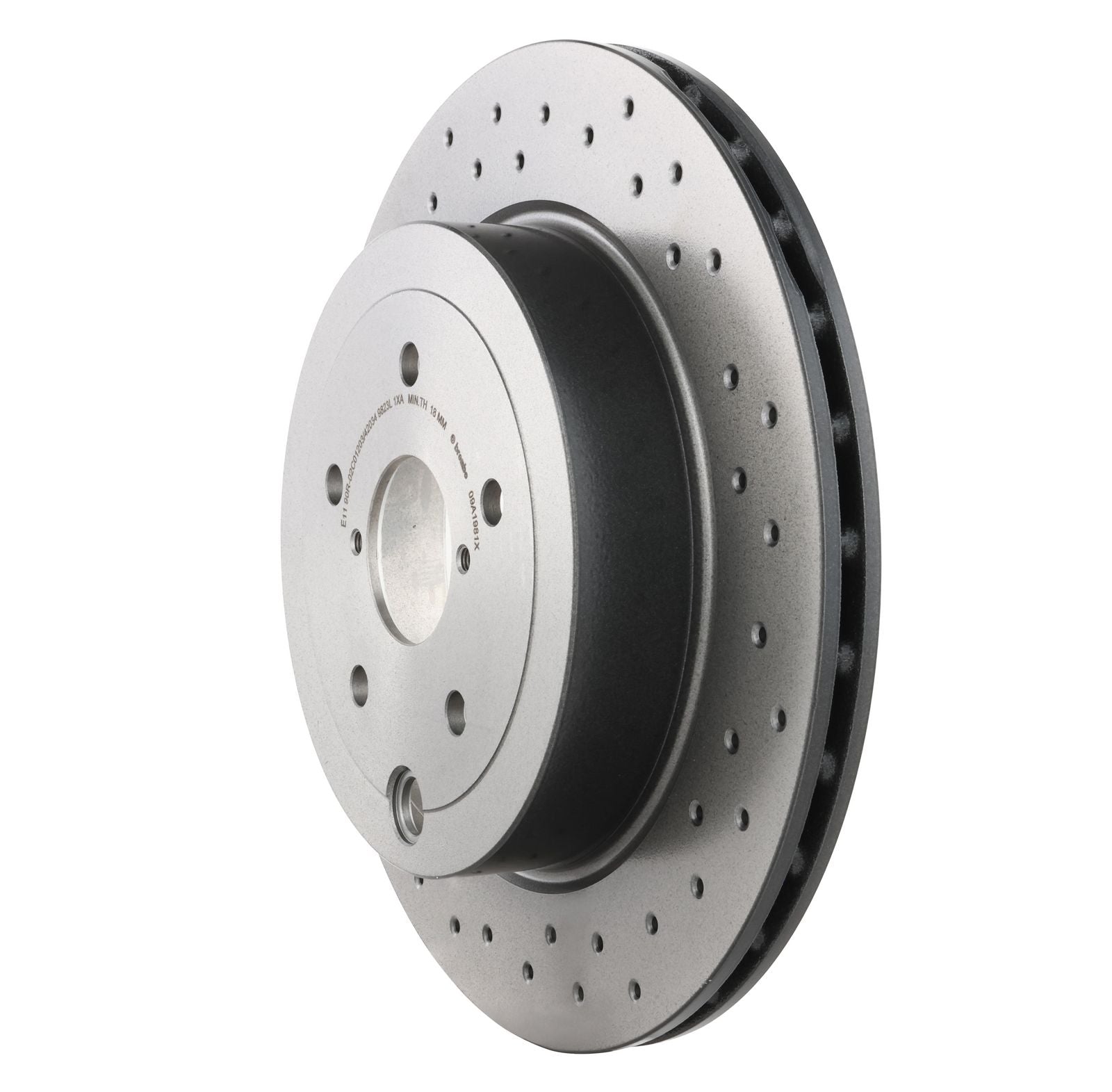 XTRA Drilled Rear Disc Brake Rotor - 09.A198.1X_11