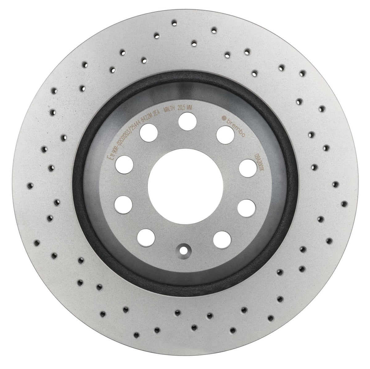 XTRA Drilled Rear Disc Brake Rotor - 09.A200.1X_07