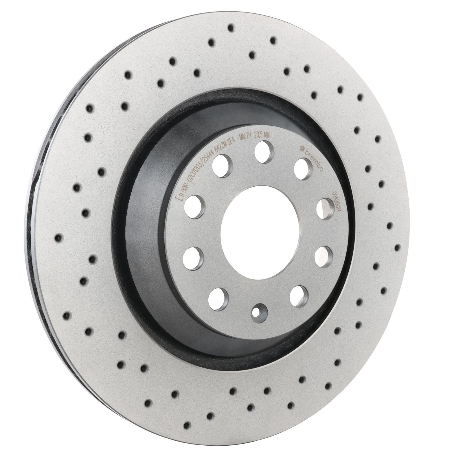 XTRA Drilled Rear Disc Brake Rotor - 09.A200.1X_29