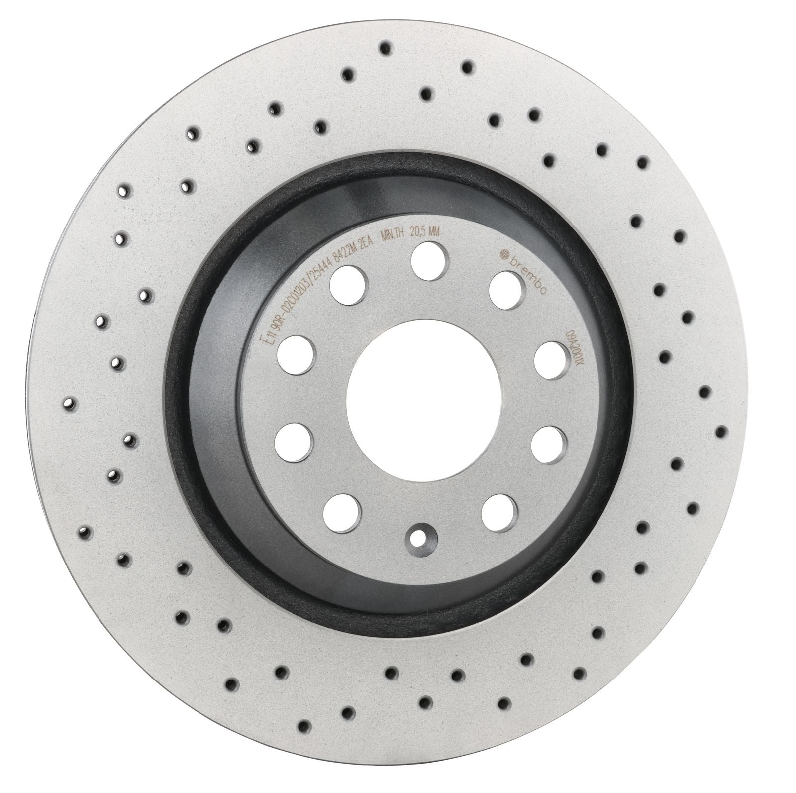 XTRA Drilled Rear Disc Brake Rotor - 09.A200.1X_30