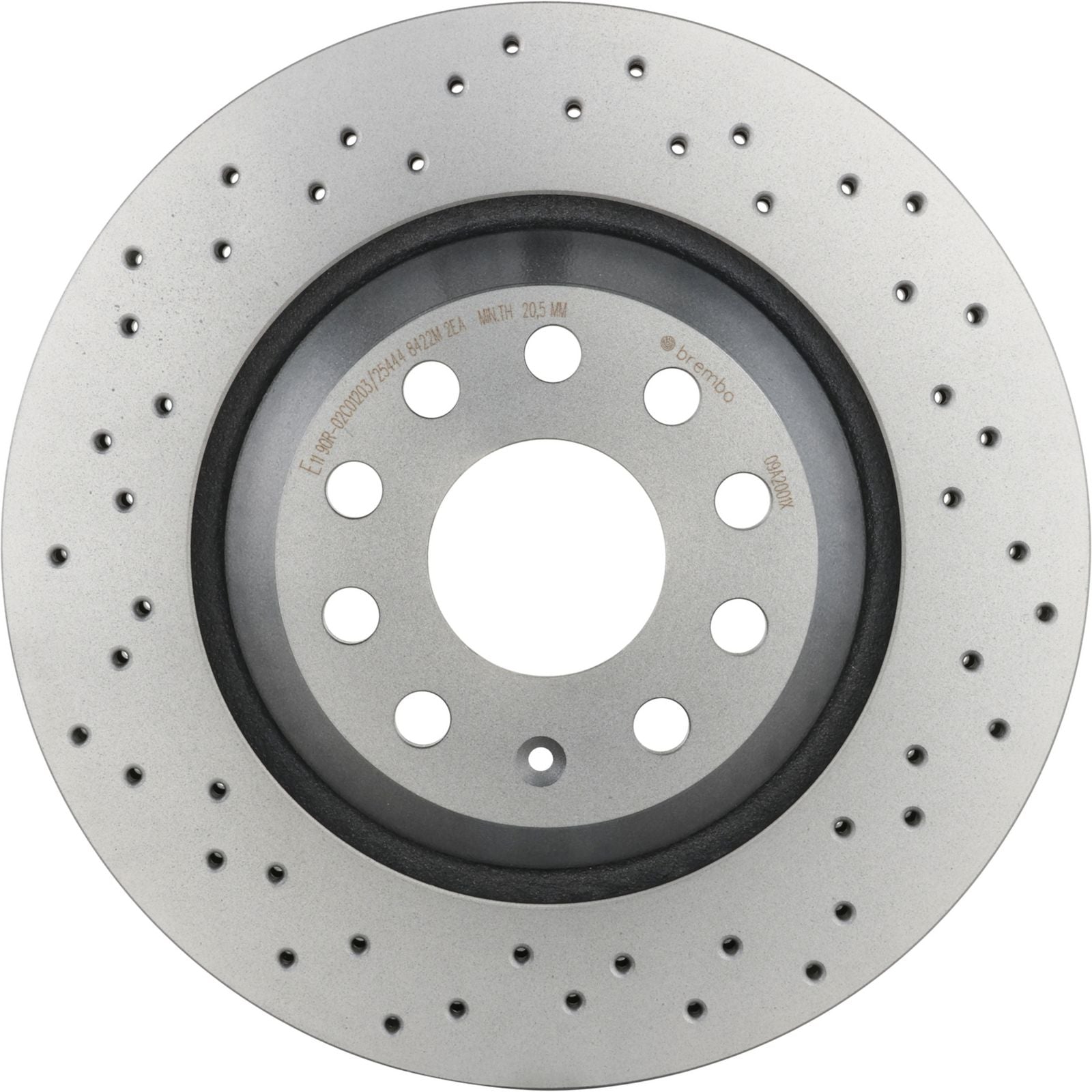 XTRA Drilled Rear Disc Brake Rotor - 09.A200.1X_04