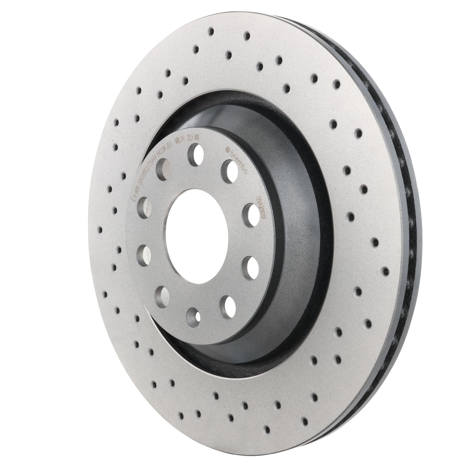 XTRA Drilled Rear Disc Brake Rotor - 09.A200.1X_10