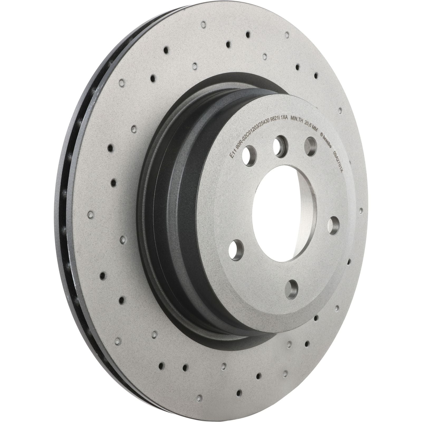 XTRA Drilled Rear Disc Brake Rotor - 09.A270.1X_05