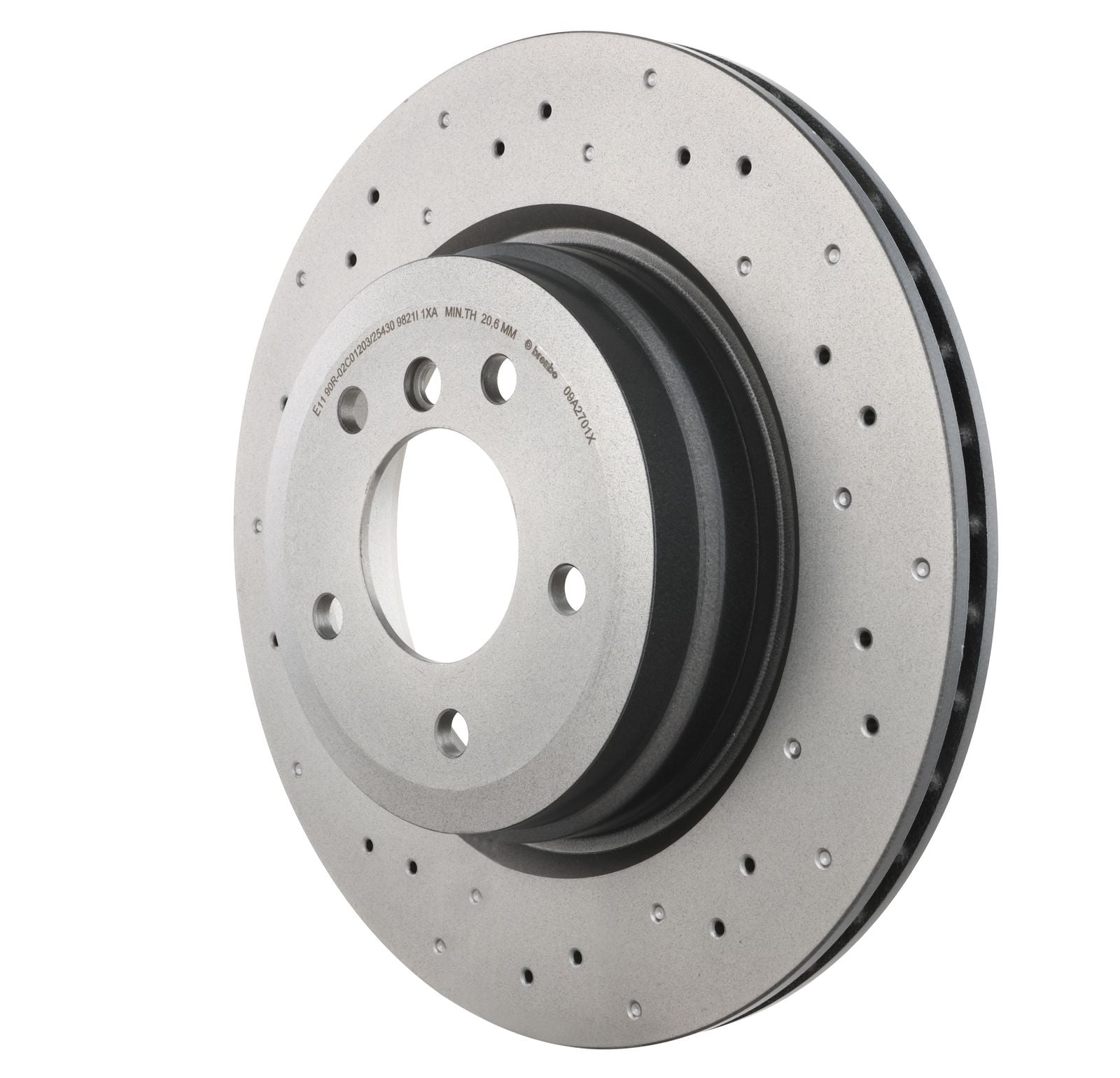 XTRA Drilled Rear Disc Brake Rotor - 09.A270.1X_10